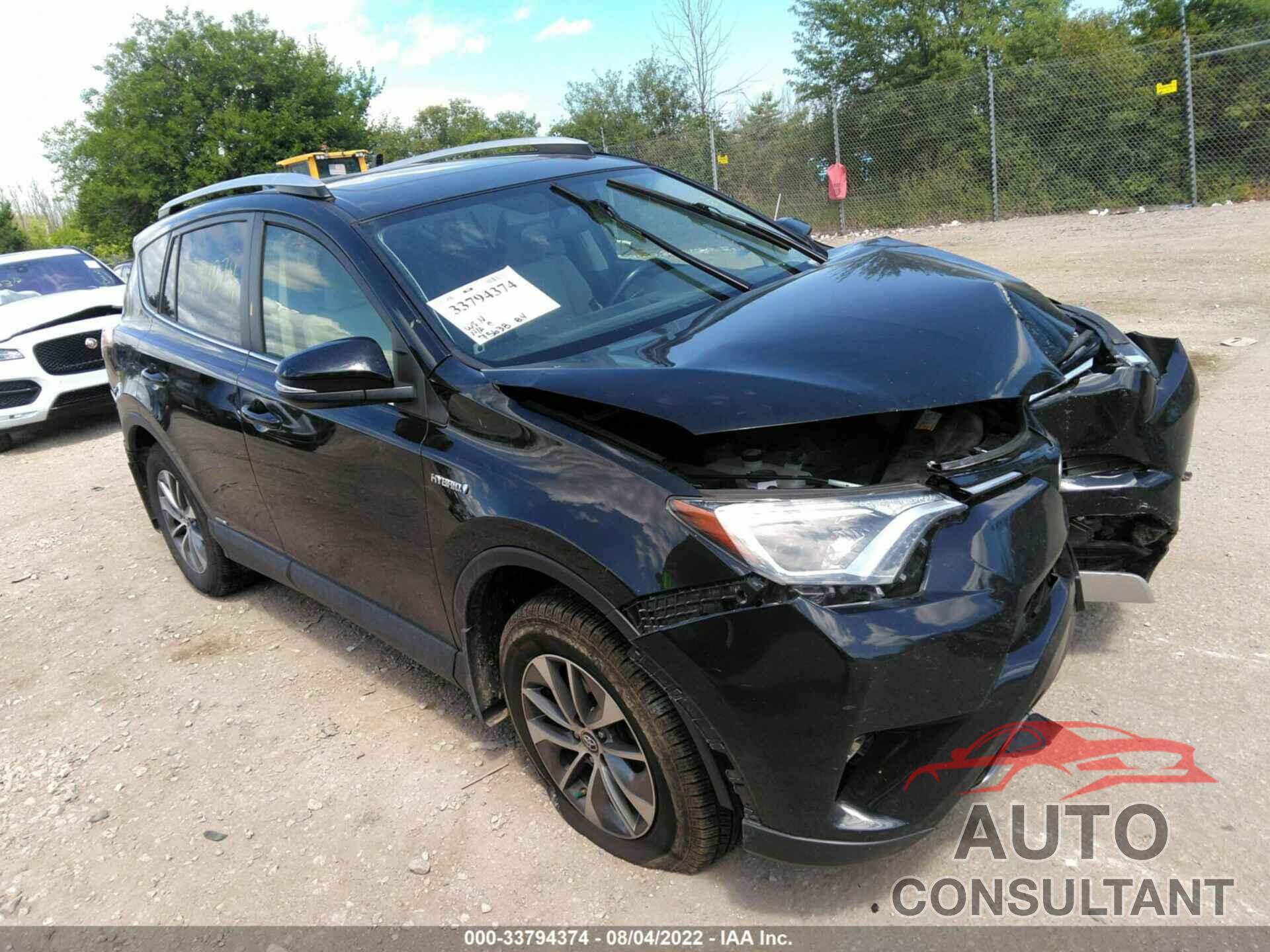 TOYOTA RAV4 HYBRID 2016 - JTMRJREV2GD013221