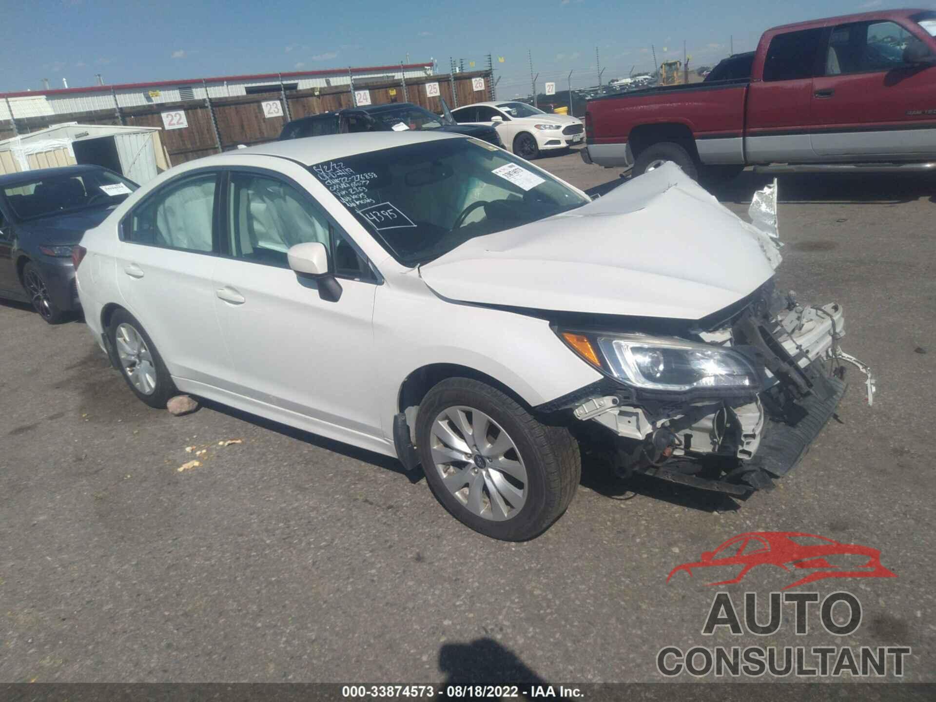 SUBARU LEGACY 2016 - 4S3BNBC62G3062353