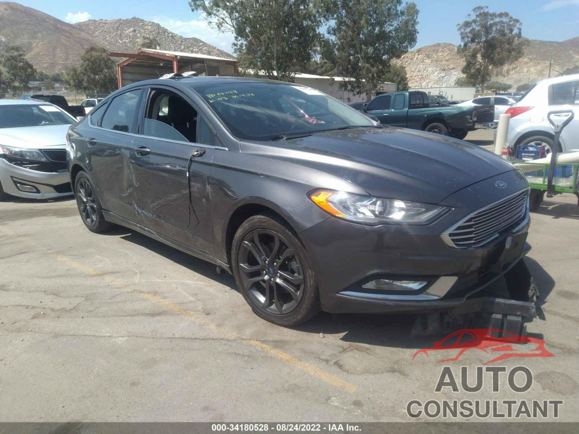 FORD FUSION 2018 - 3FA6P0G7XJR150536