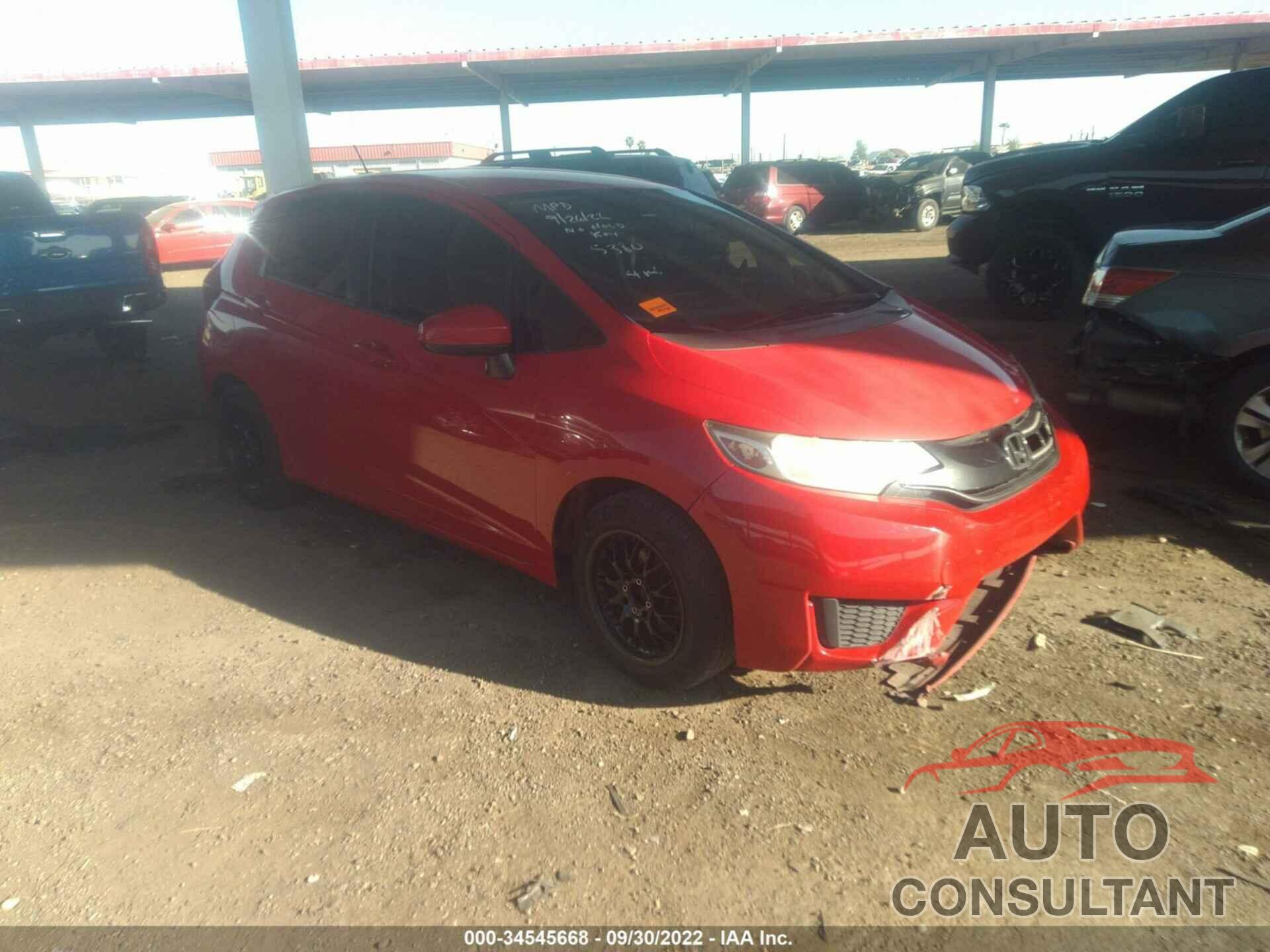 HONDA FIT 2016 - JHMGK5H58GX025380