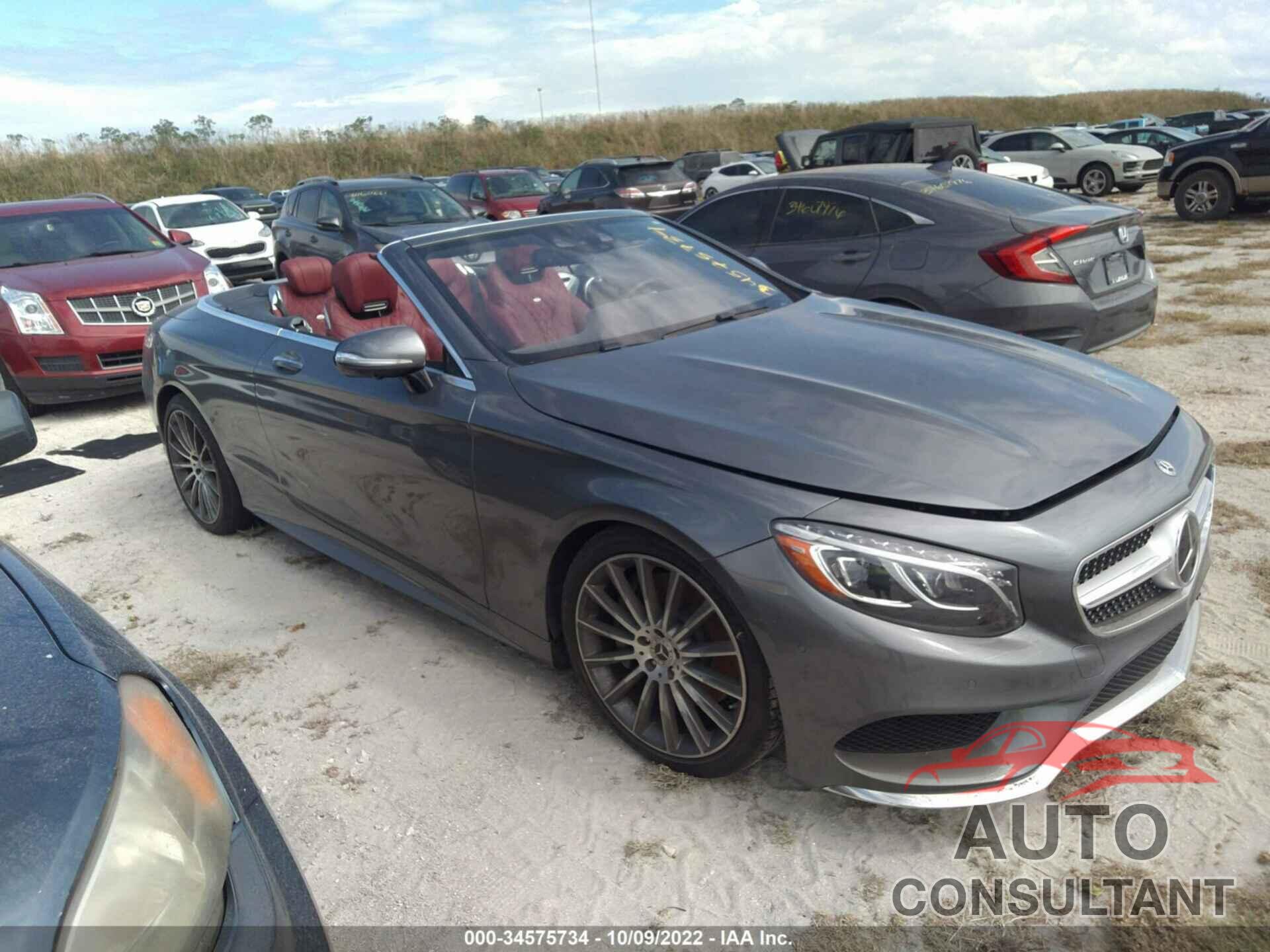 MERCEDES-BENZ S-CLASS 2017 - WDDXK8CB0HA029708