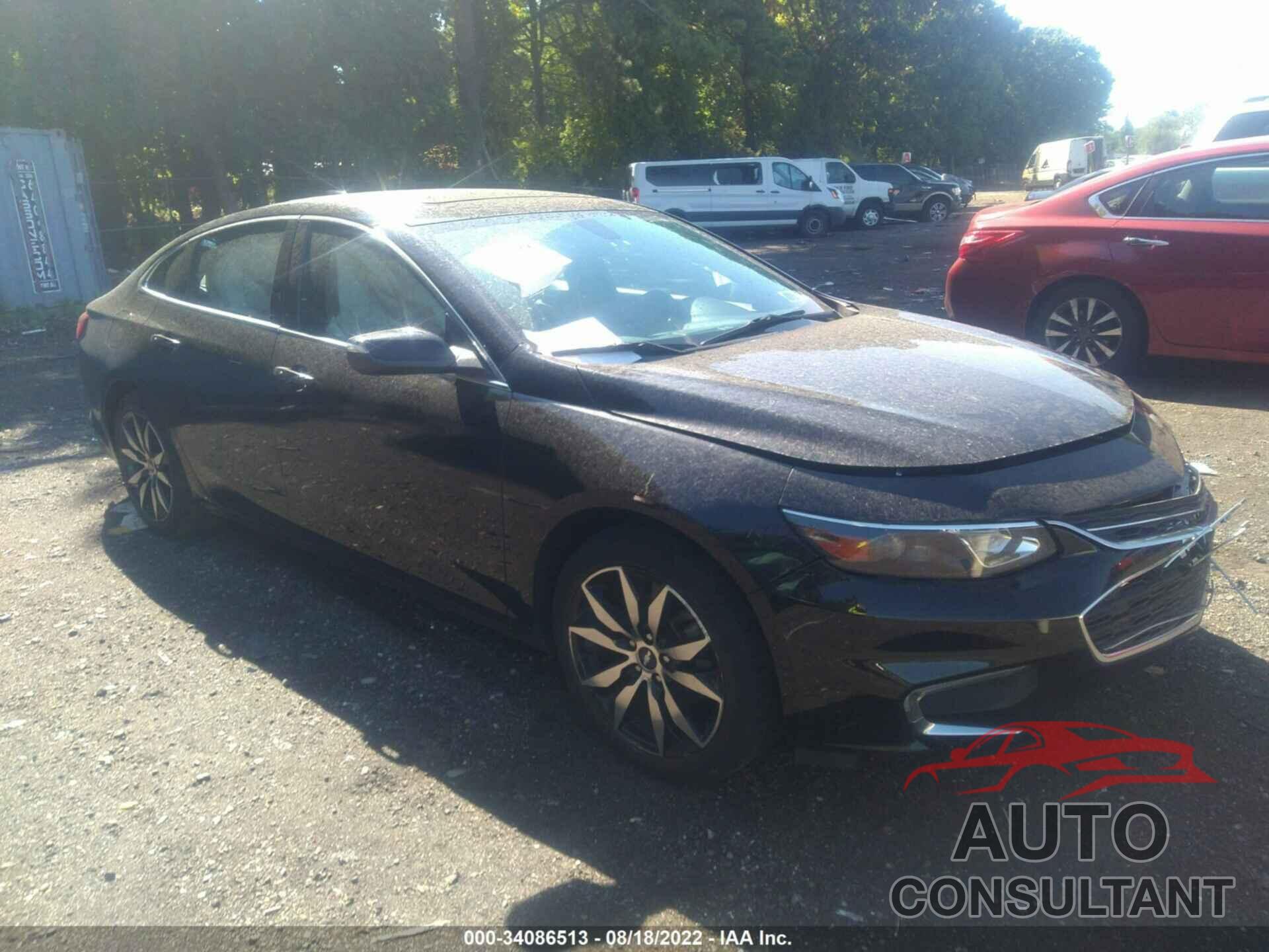 CHEVROLET MALIBU 2016 - 1G1ZE5ST3GF188736