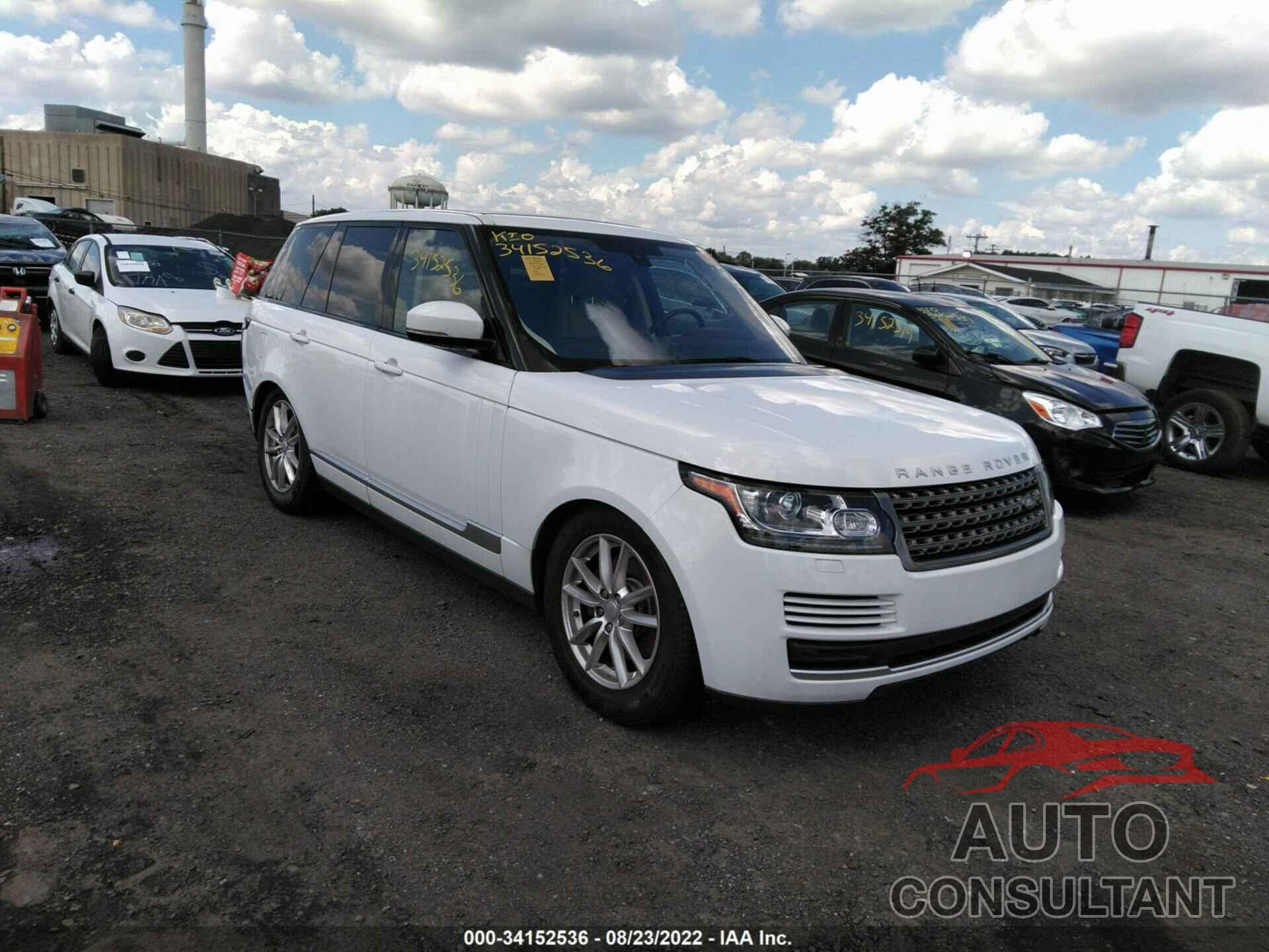 LAND ROVER RANGE ROVER 2016 - SALGR2PF5GA308952