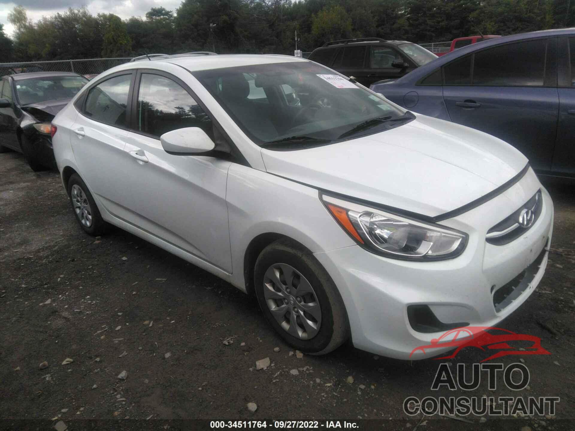 HYUNDAI ACCENT 2016 - KMHCT4AE7GU954880