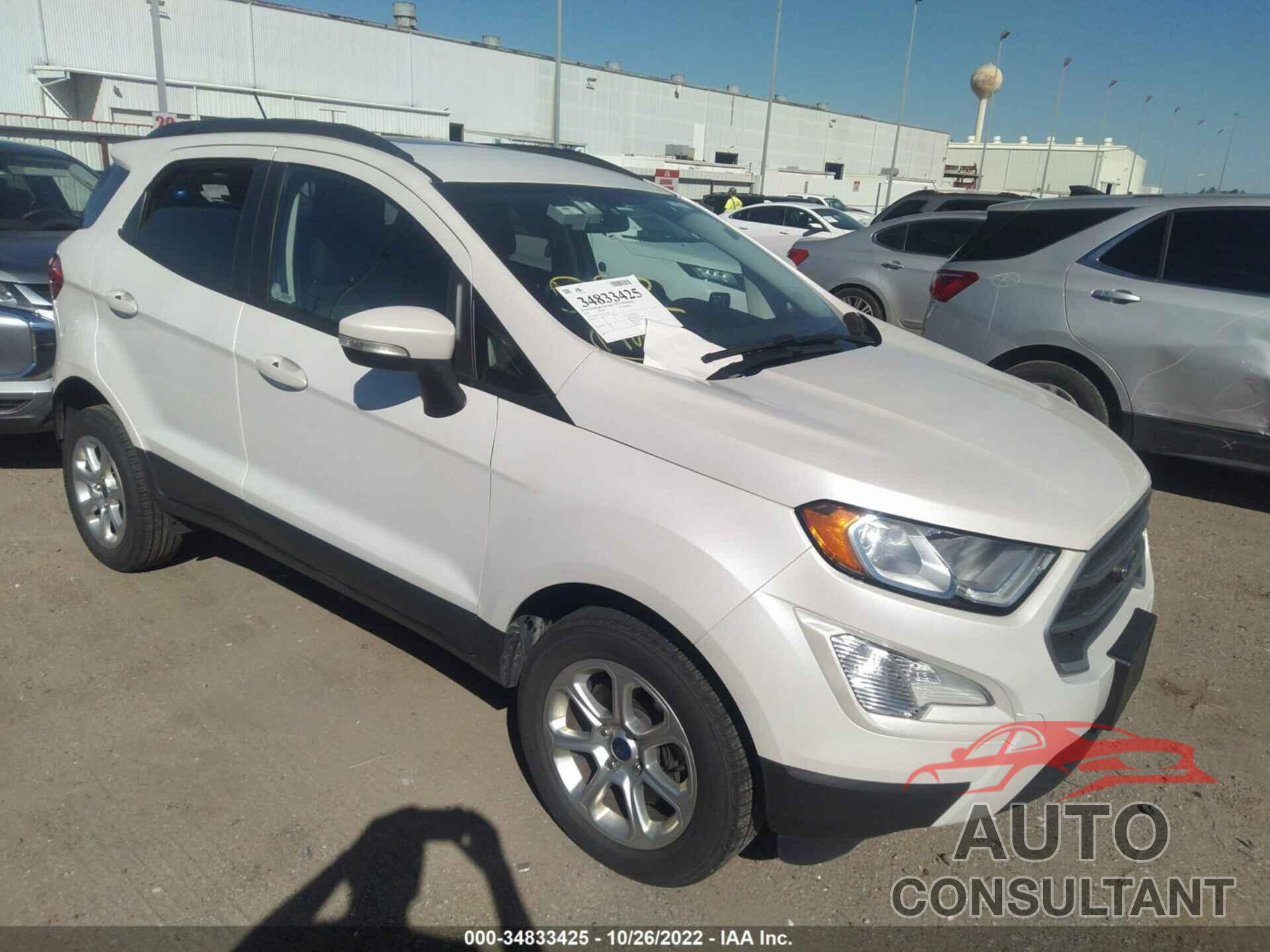 FORD ECOSPORT 2018 - MAJ6P1UL3JC229360