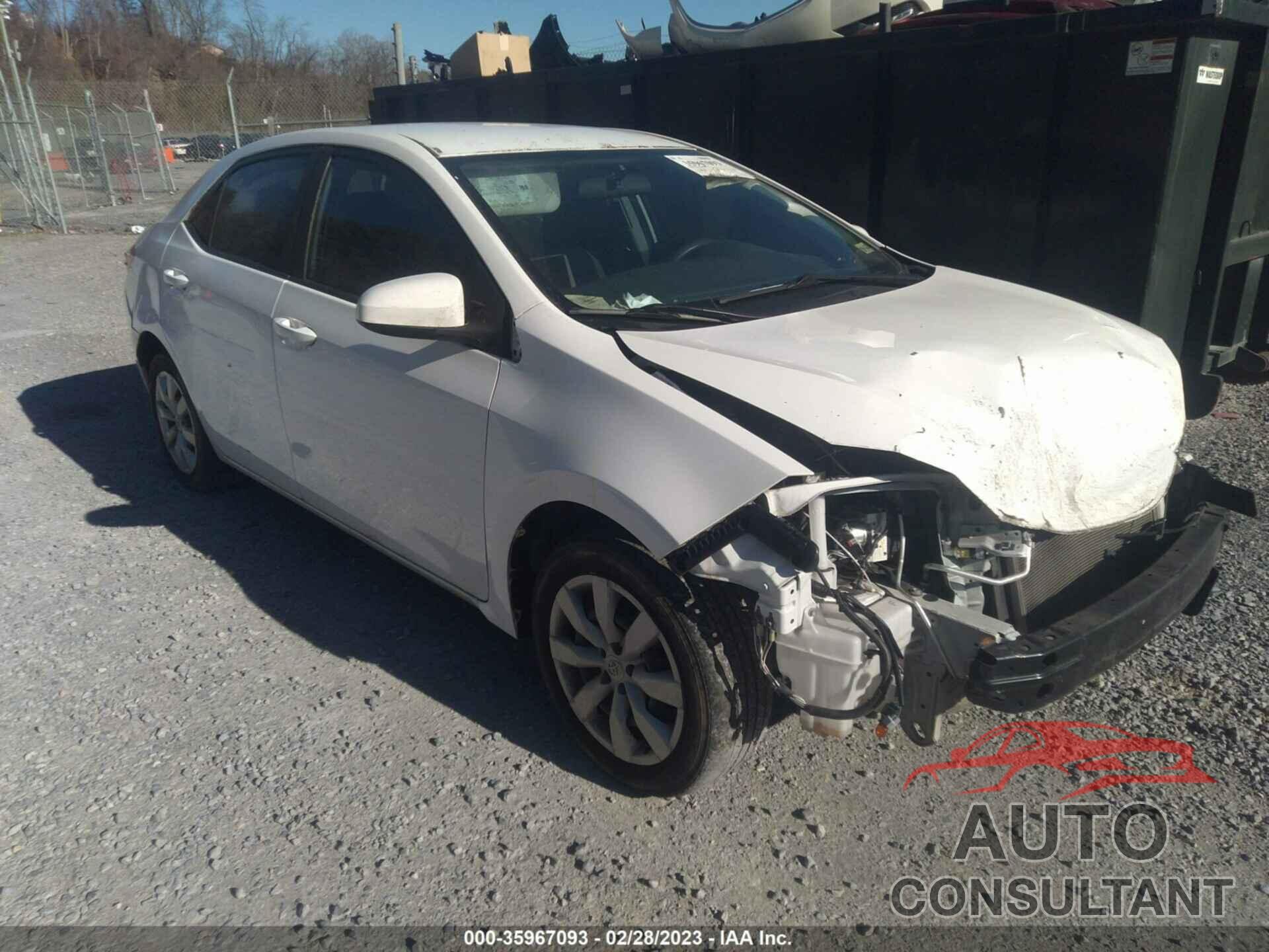 TOYOTA COROLLA 2016 - 5YFBURHE5GP507445