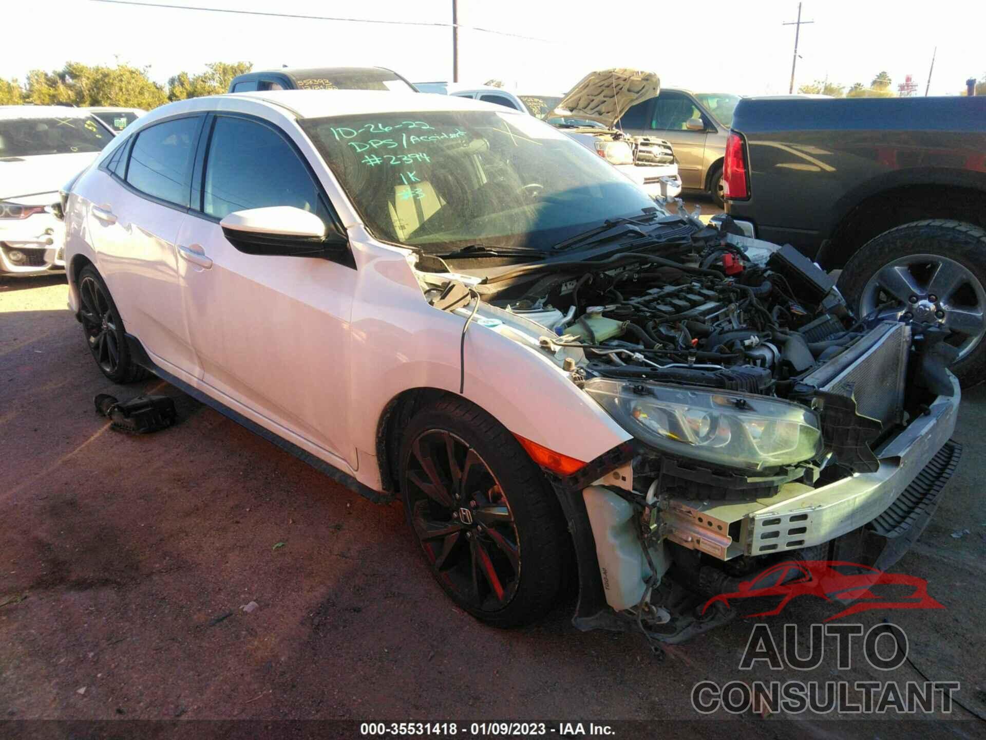 HONDA CIVIC HATCHBACK 2017 - SHHFK7H47HU204309