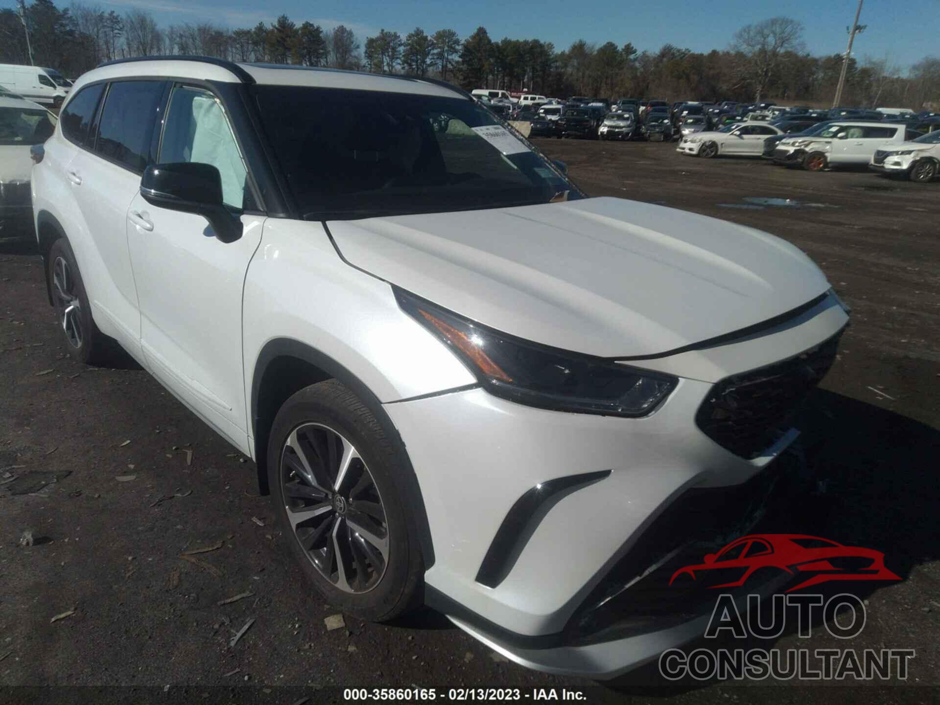 TOYOTA HIGHLANDER 2022 - 5TDLZRBH4NS202614