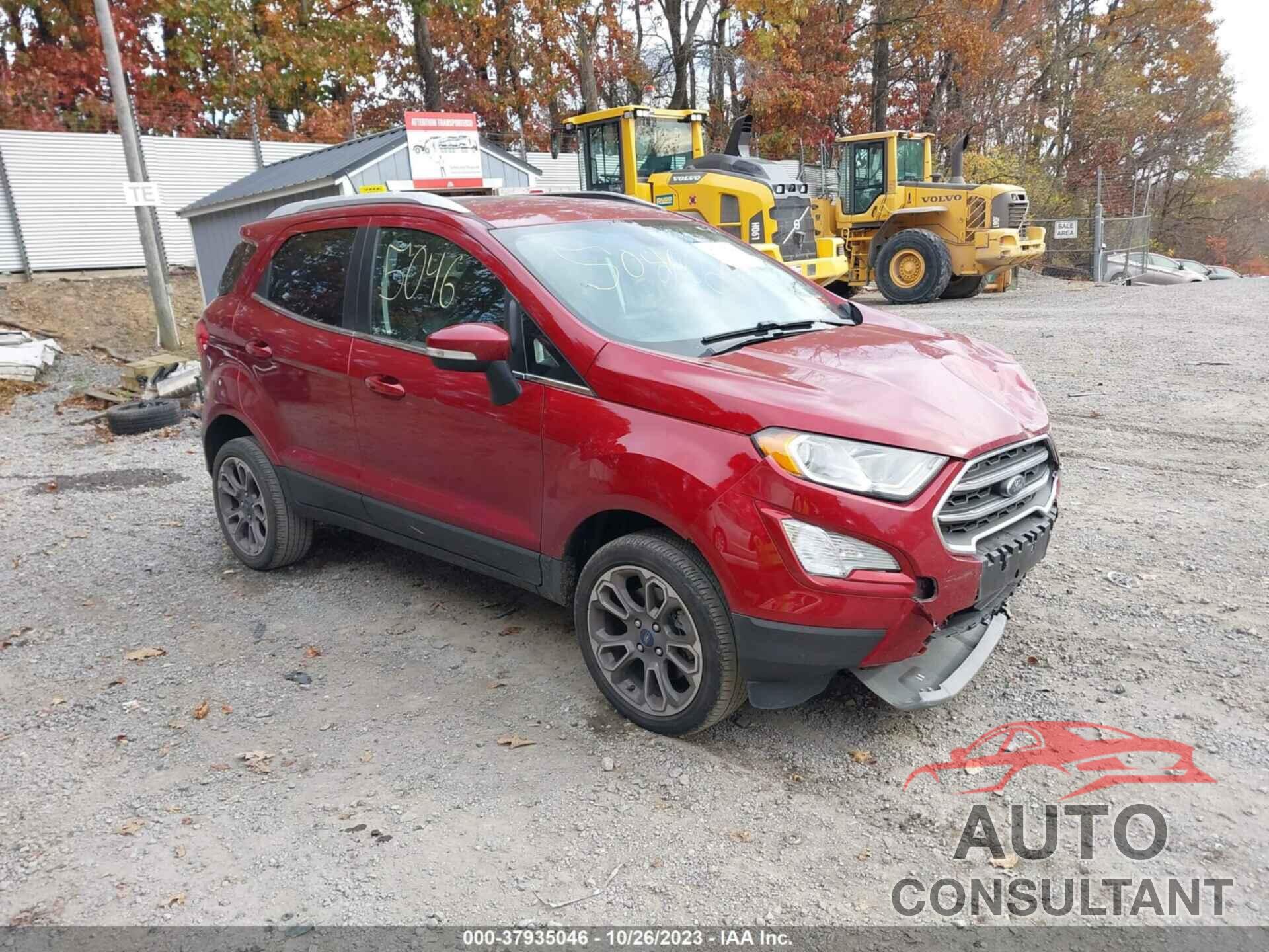 FORD ECOSPORT 2019 - MAJ6S3KL1KC277406