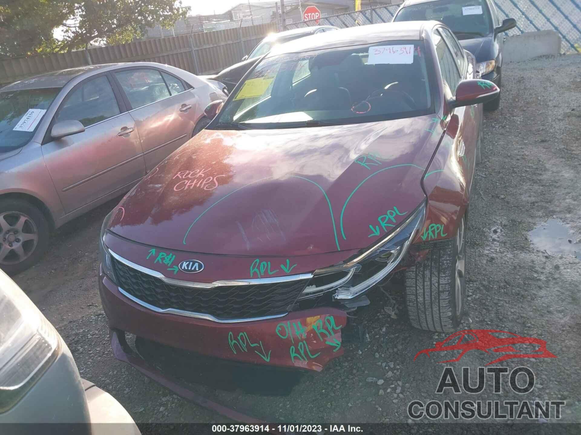 KIA OPTIMA 2020 - 5XXGT4L31LG445952