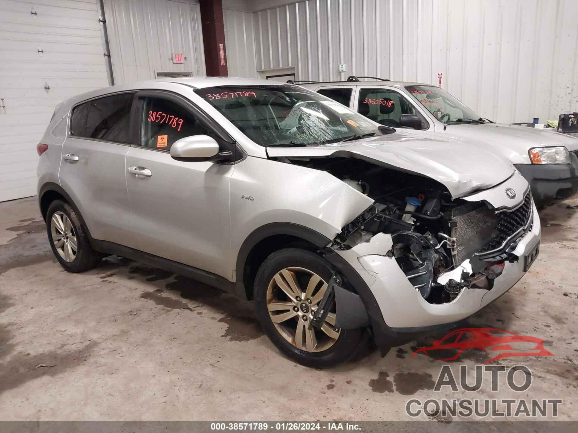 KIA SPORTAGE 2017 - KNDPMCAC5H7028280