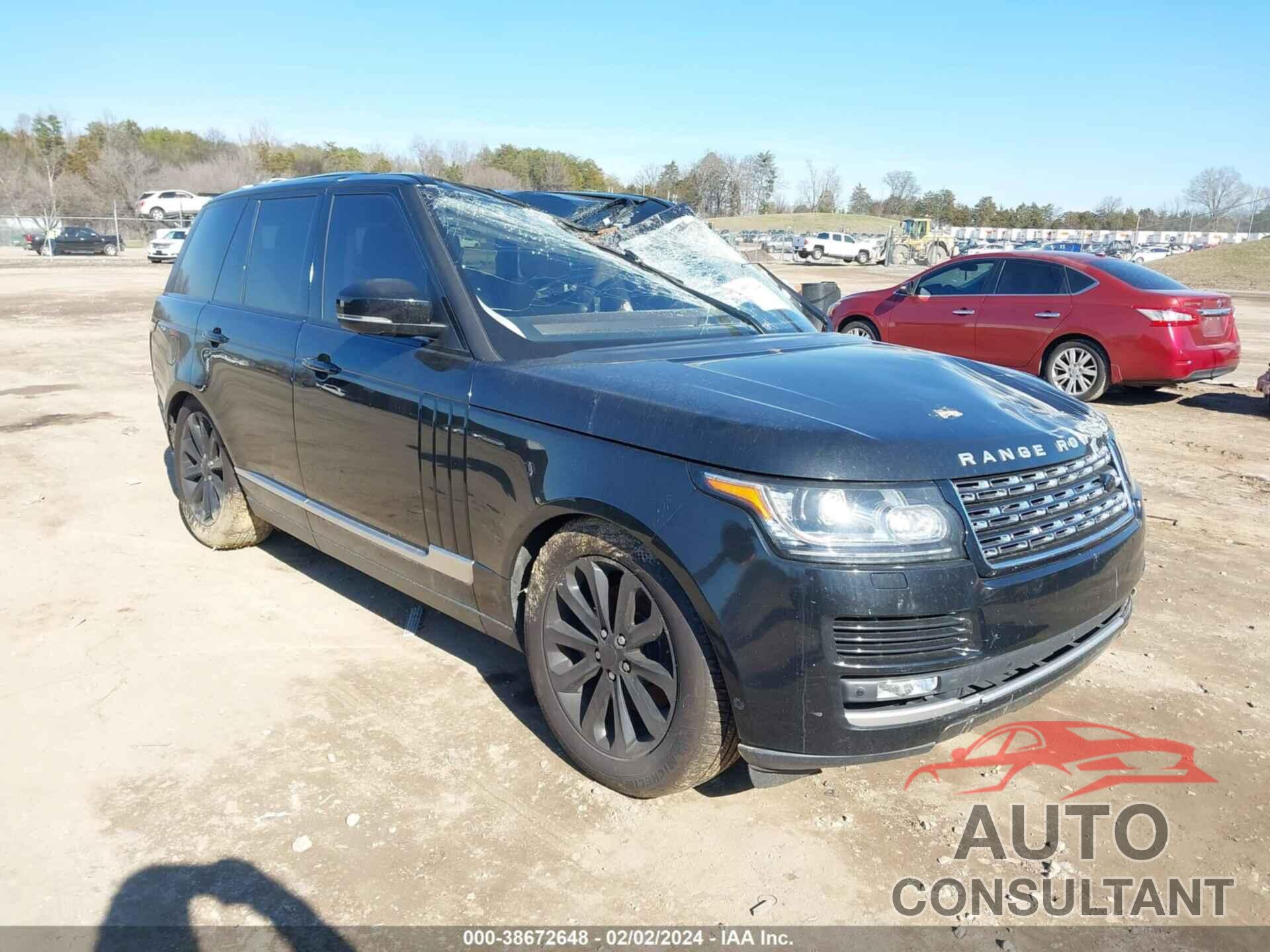 LAND ROVER RANGE ROVER 2016 - SALGS2KF0GA265732