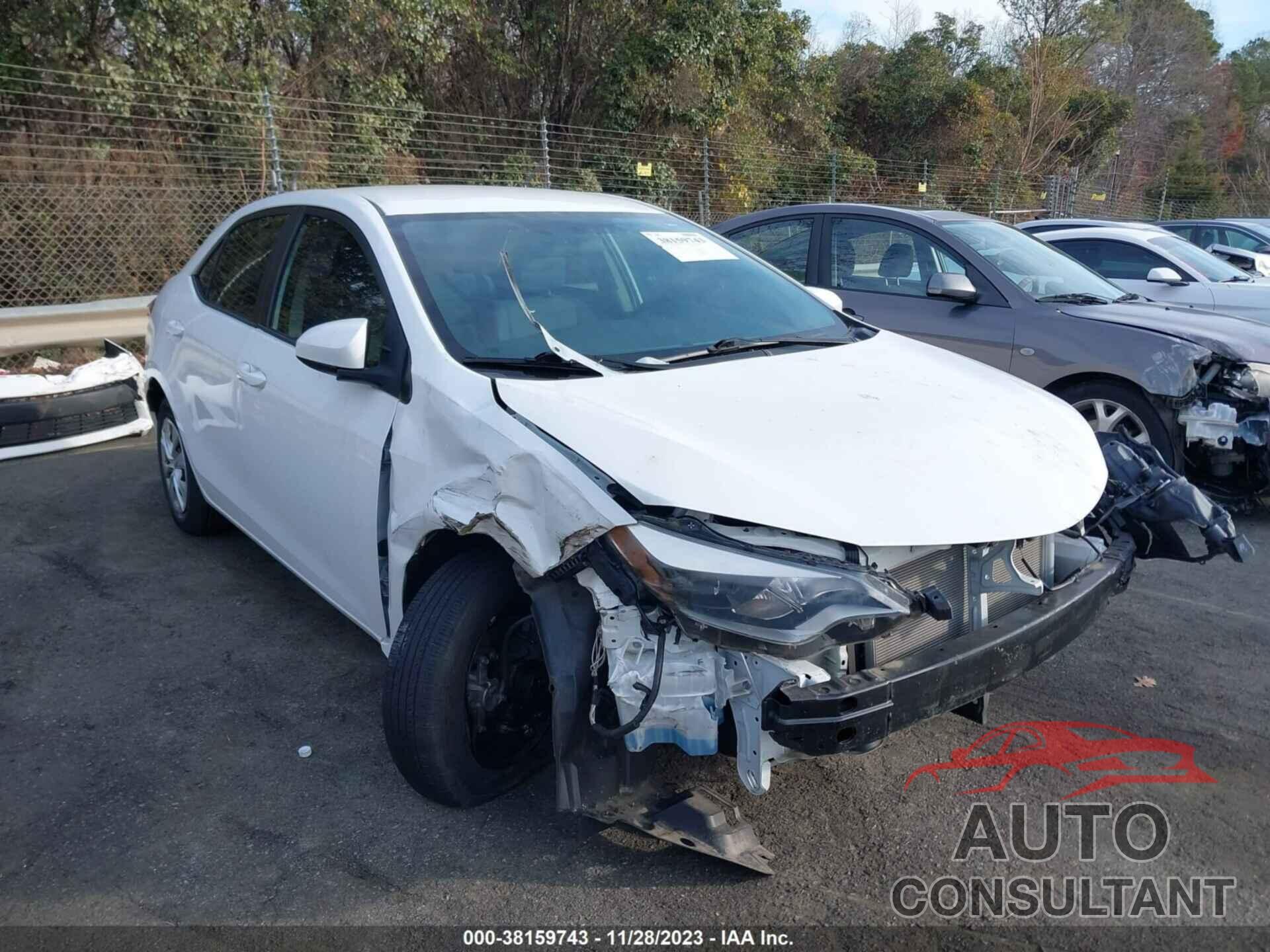 TOYOTA COROLLA 2016 - 2T1BURHE8GC633010
