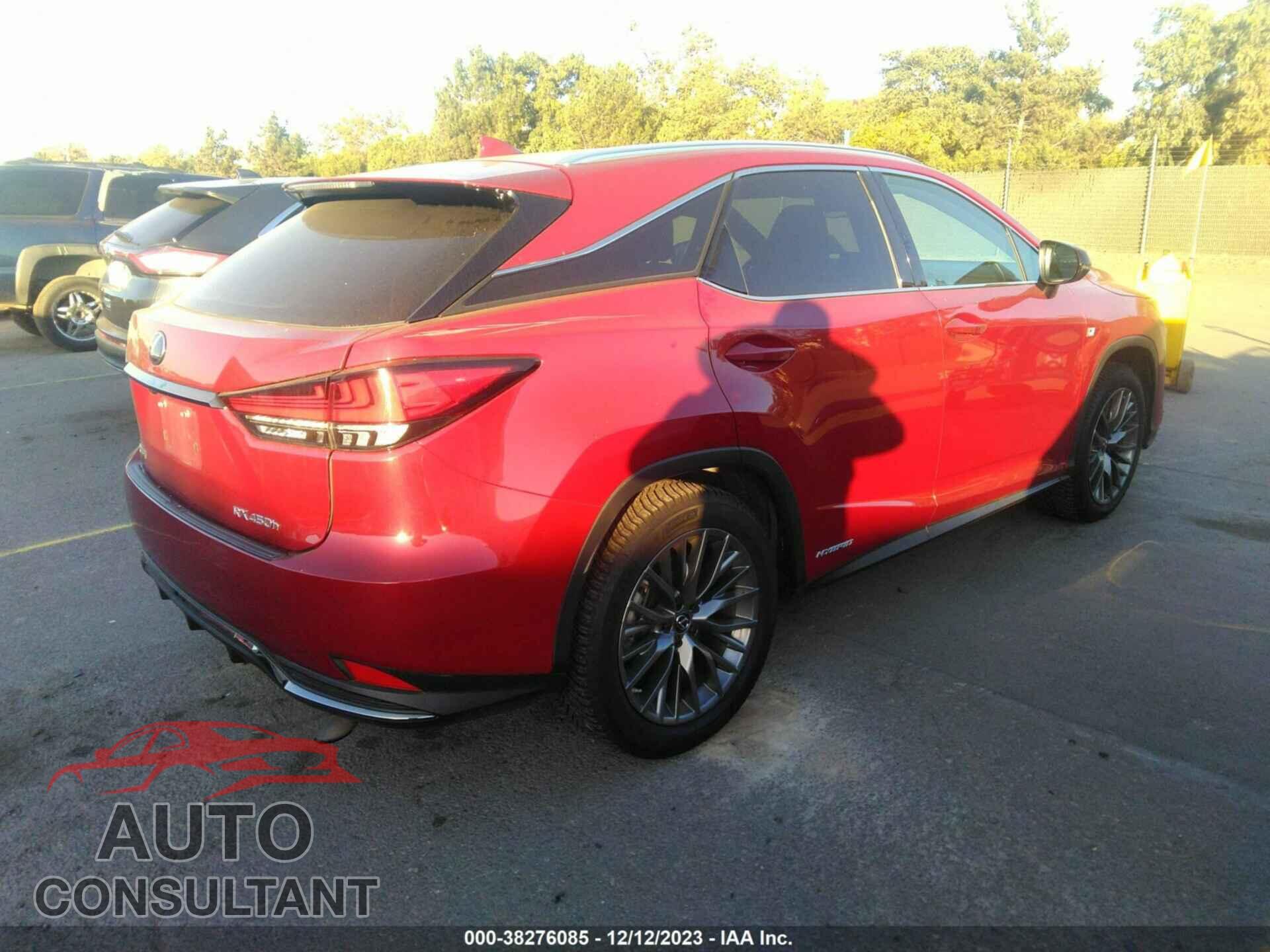 LEXUS RX 2020 - 2T2YGMDA2LC052132