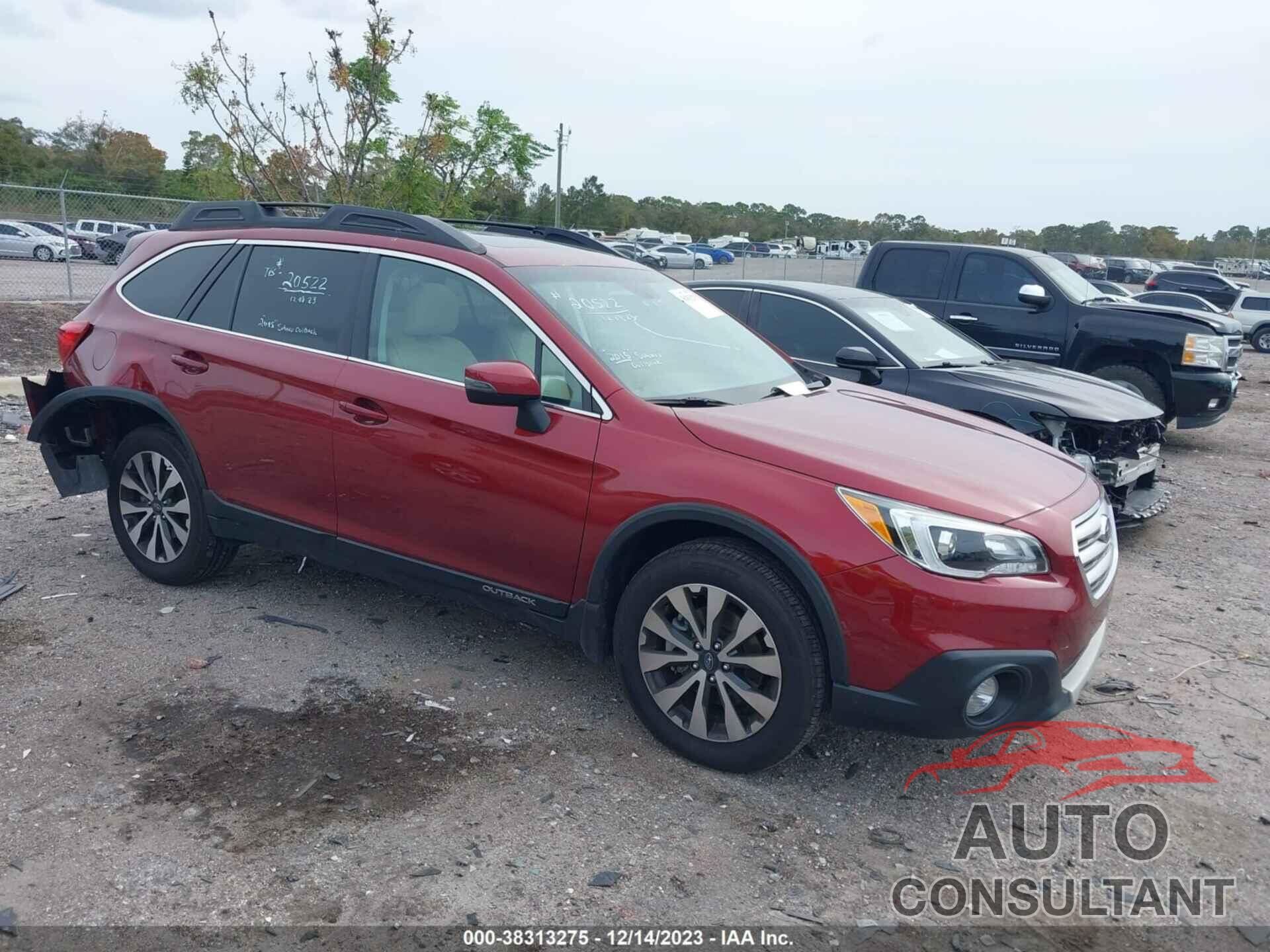 SUBARU OUTBACK 2015 - 4S4BSBNC5F3344282