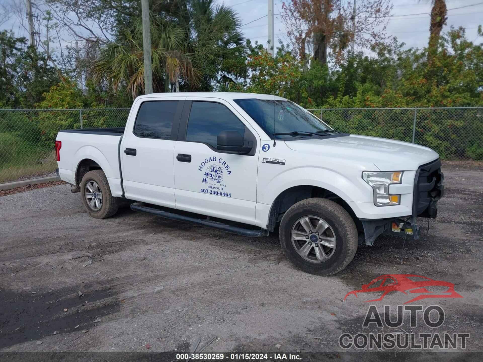 FORD F-150 2017 - 1FTEW1C89HFB99814