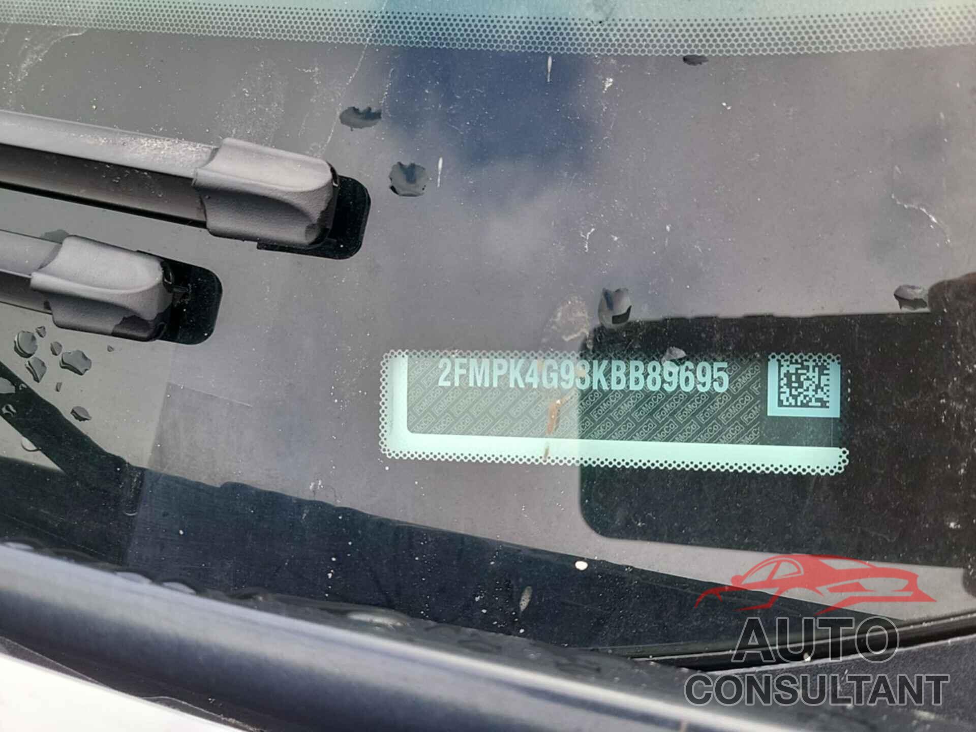 FORD EDGE 2019 - 2FMPK4G93KBB89695