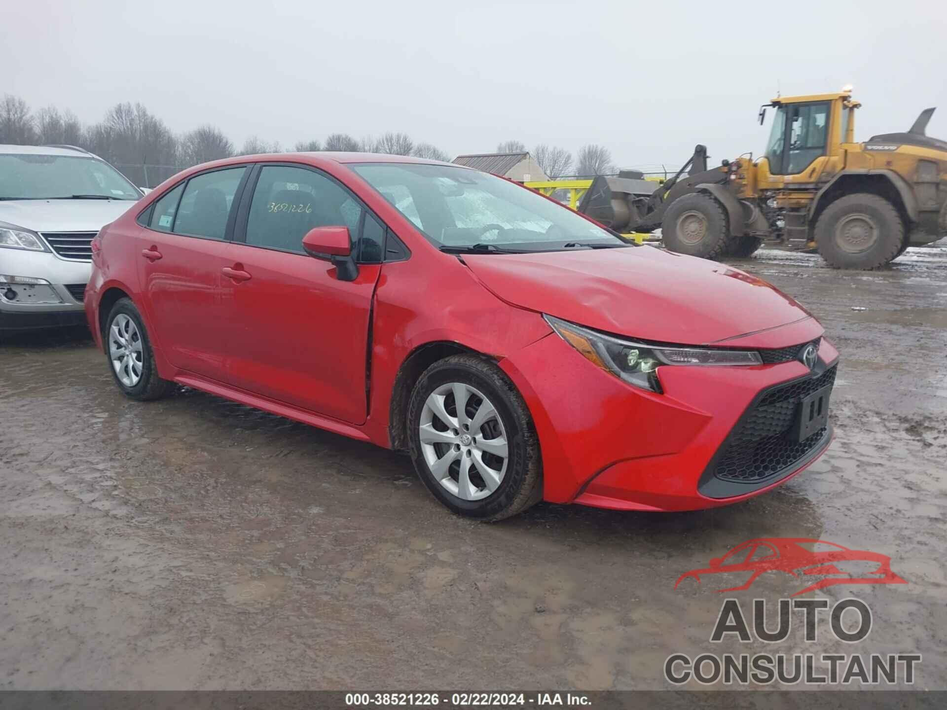 TOYOTA COROLLA 2021 - 5YFEPMAE9MP255776