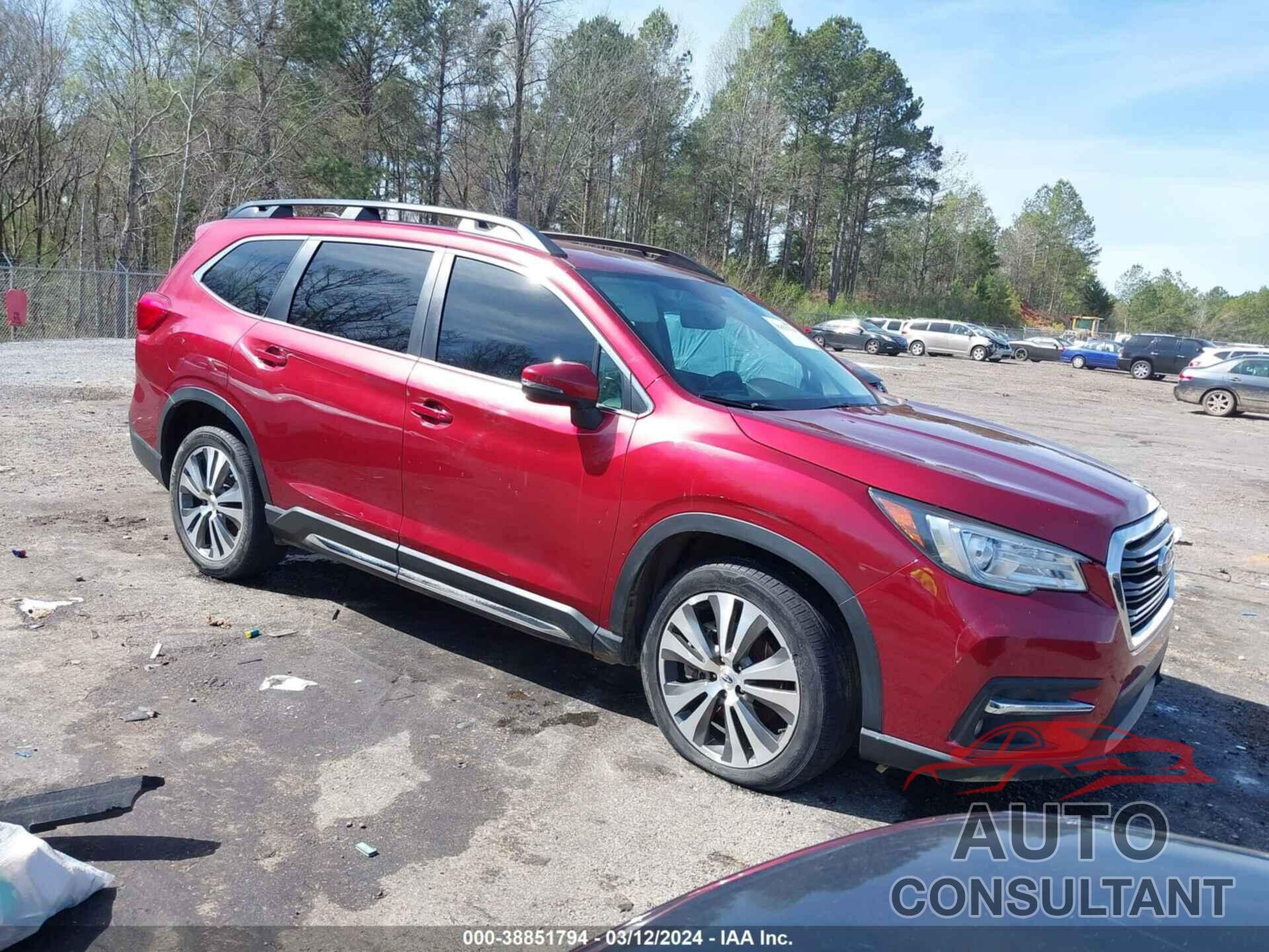 SUBARU ASCENT 2019 - 4S4WMAMD2K3447508