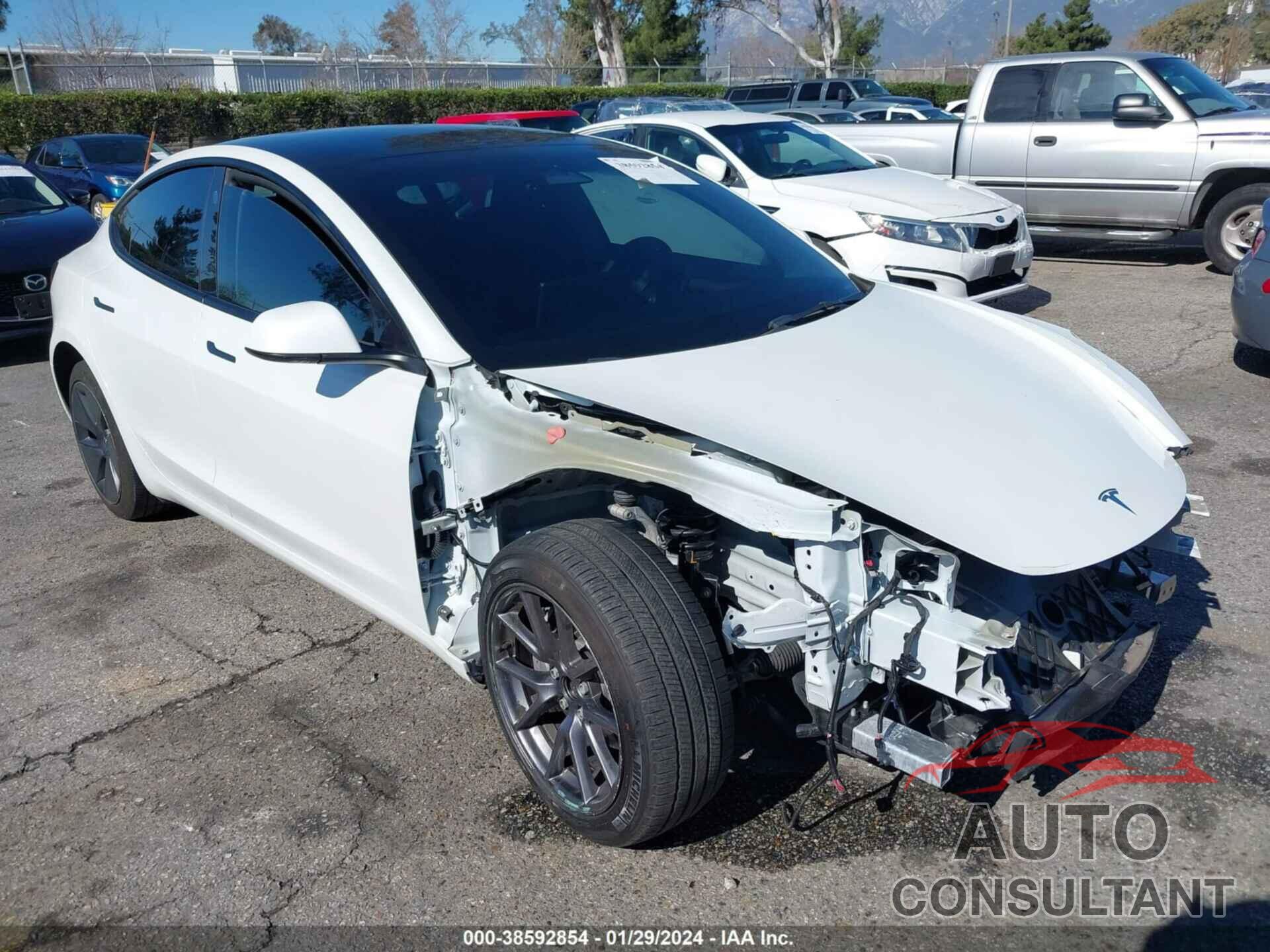 TESLA MODEL 3 2022 - 5YJ3E1EB1NF326381