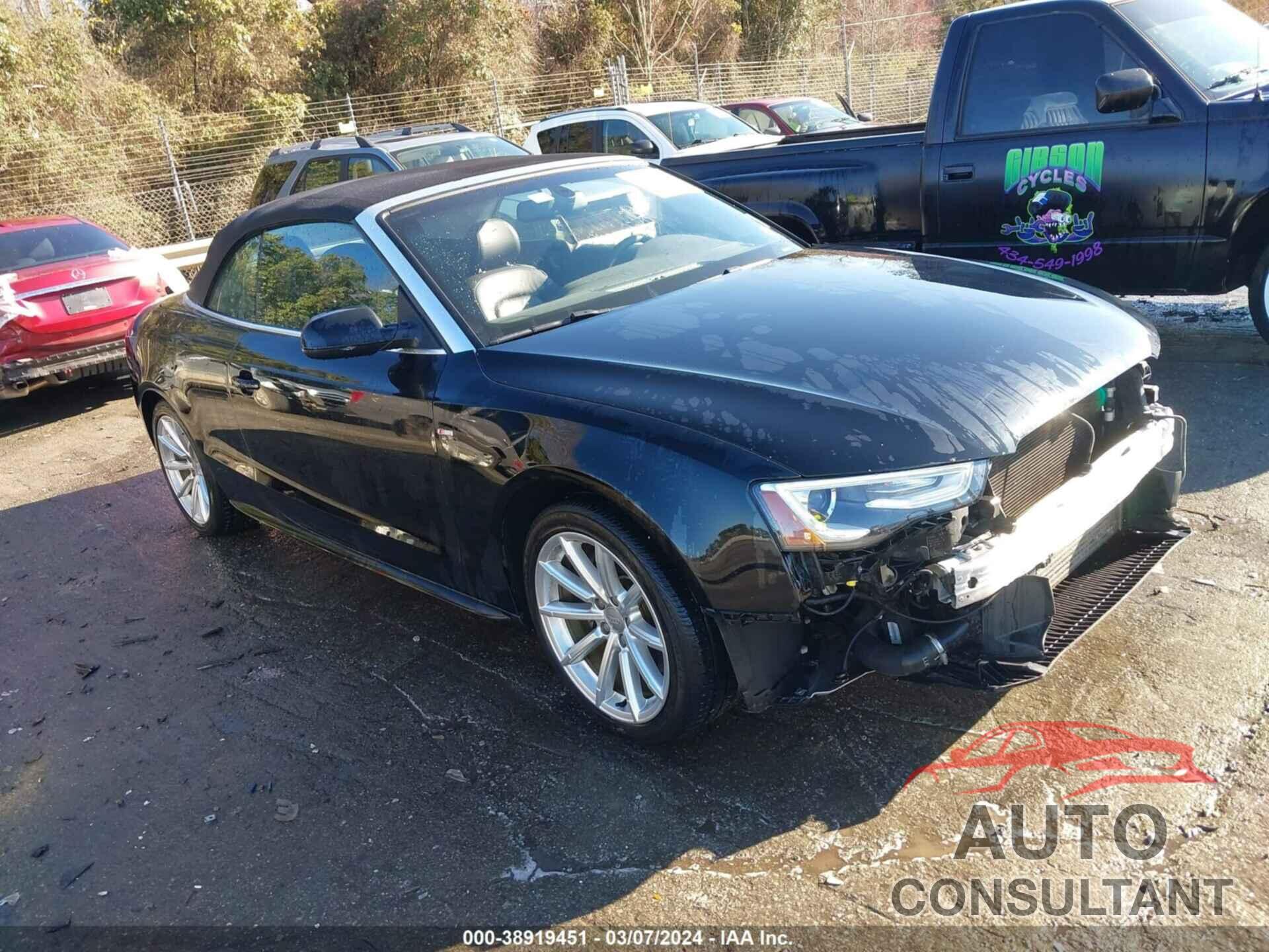 AUDI A5 2016 - WAUD2AFH9GN002578