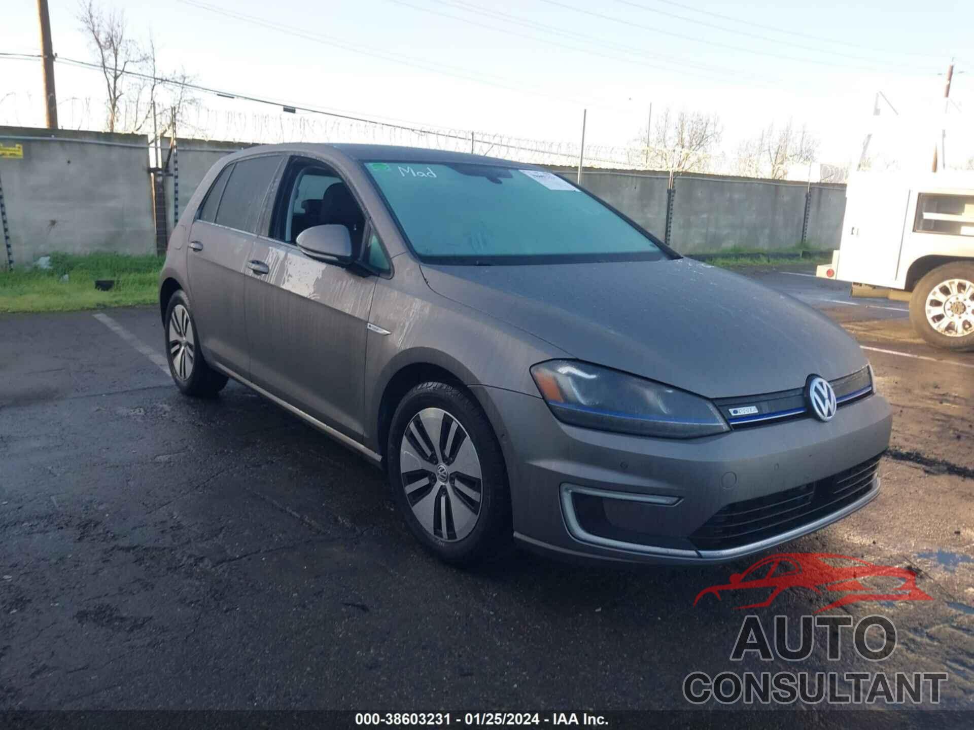 VOLKSWAGEN E-GOLF 2016 - WVWPP7AU9GW911603