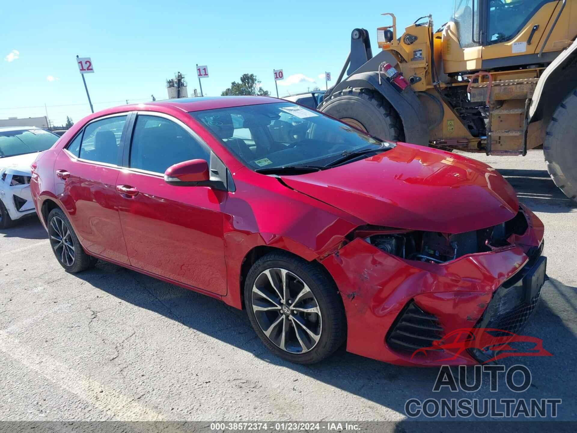 TOYOTA COROLLA 2017 - 2T1BURHE3HC896135