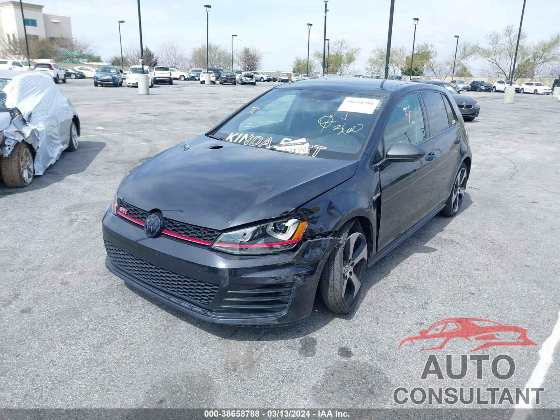 VOLKSWAGEN GOLF GTI 2017 - 3VW447AU1HM006413