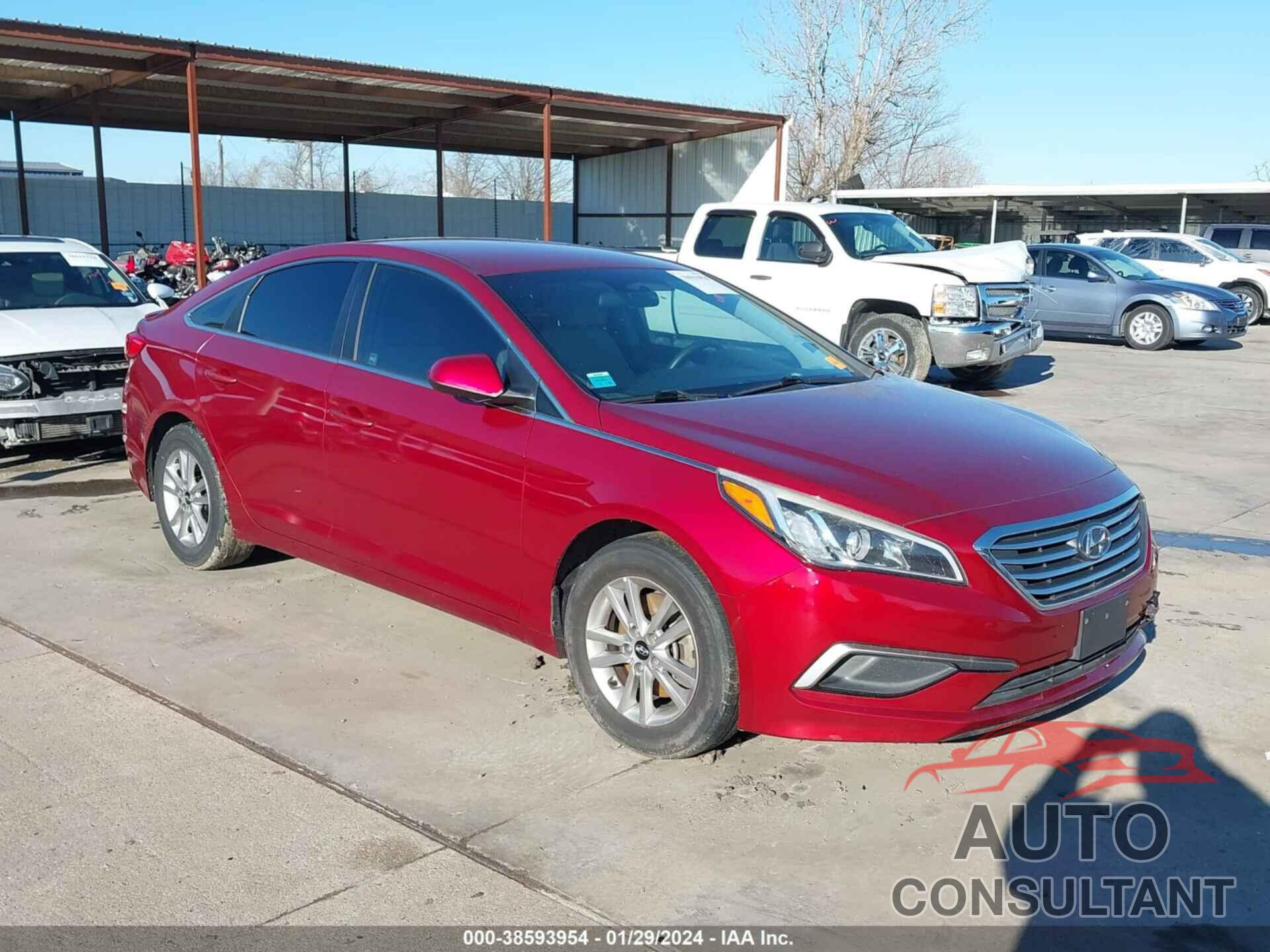 HYUNDAI SONATA 2016 - 5NPE24AF0GH399855