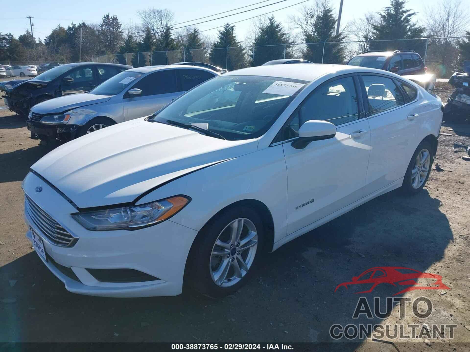 FORD FUSION HYBRID 2018 - 3FA6P0LUXJR177683