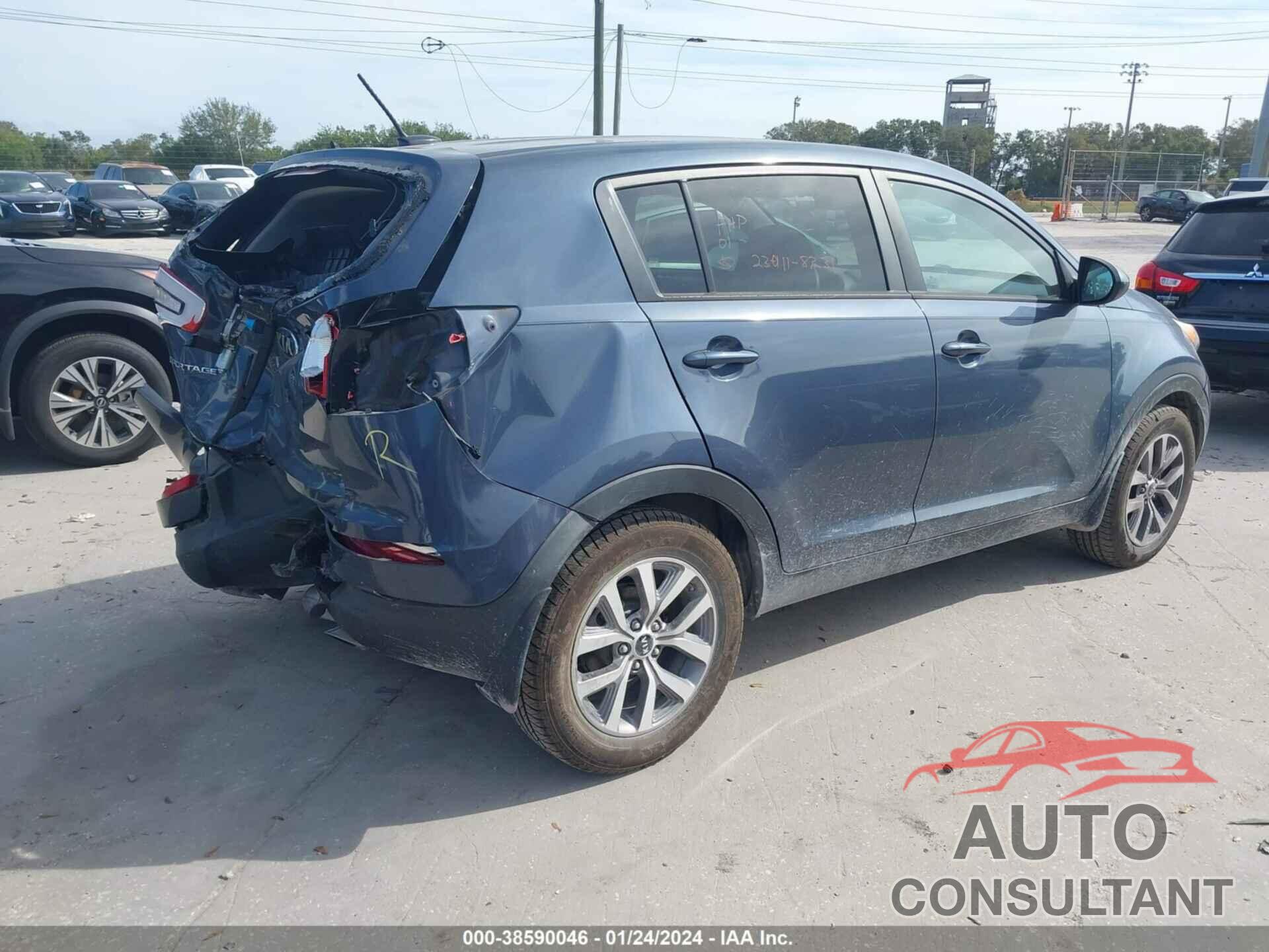 KIA SPORTAGE 2016 - KNDPB3AC4G7858317