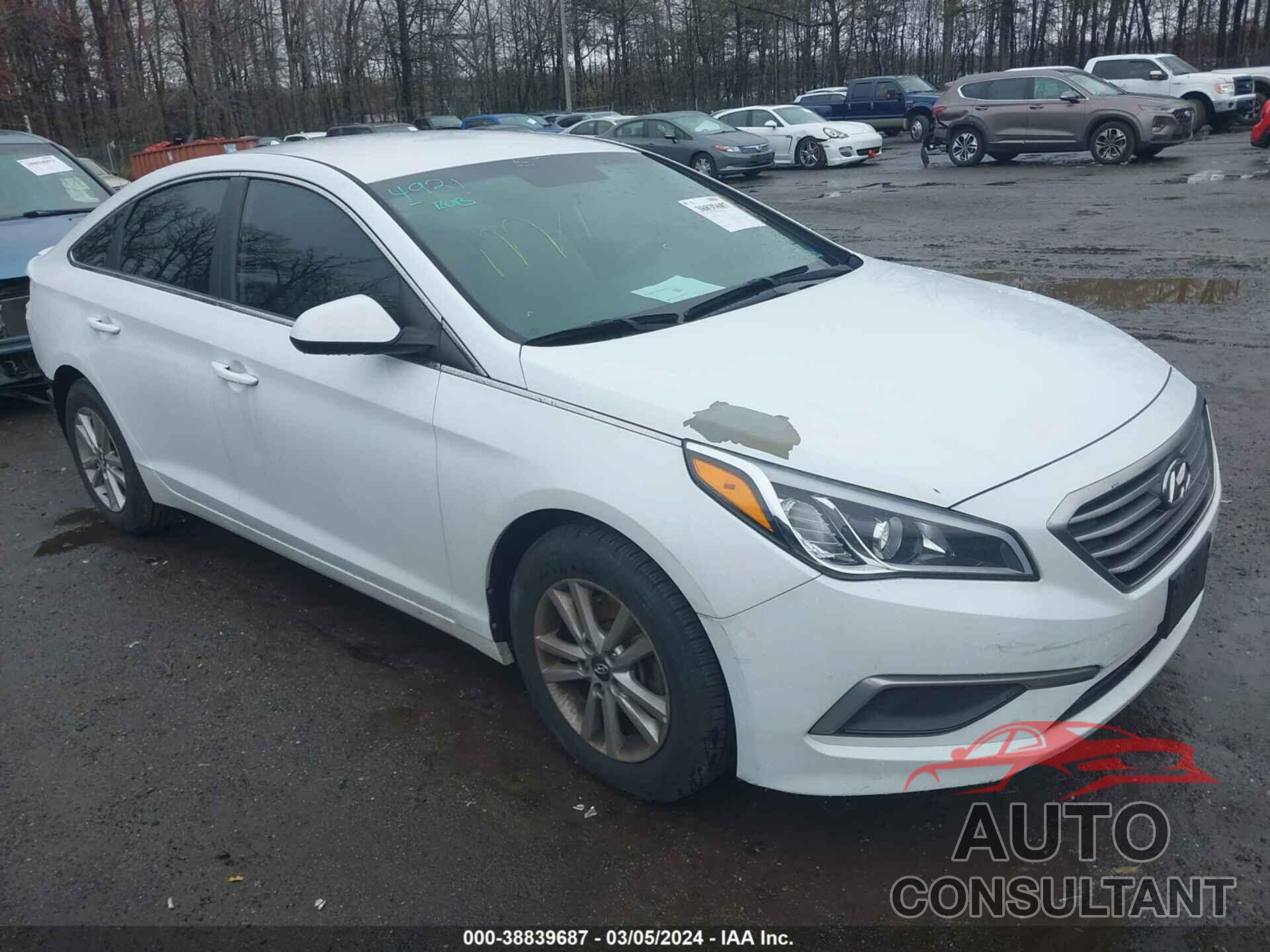 HYUNDAI SONATA 2017 - 5NPE24AF7HH521628