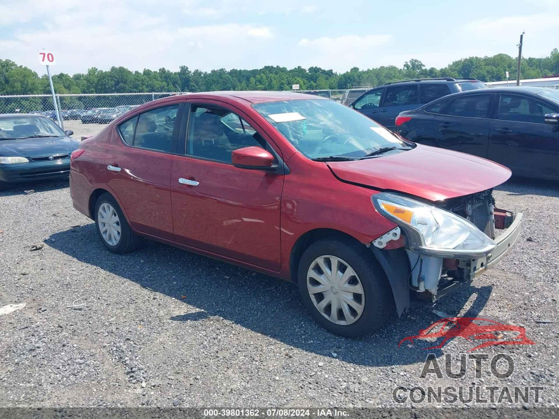 NISSAN VERSA 2018 - 3N1CN7AP9JL851725