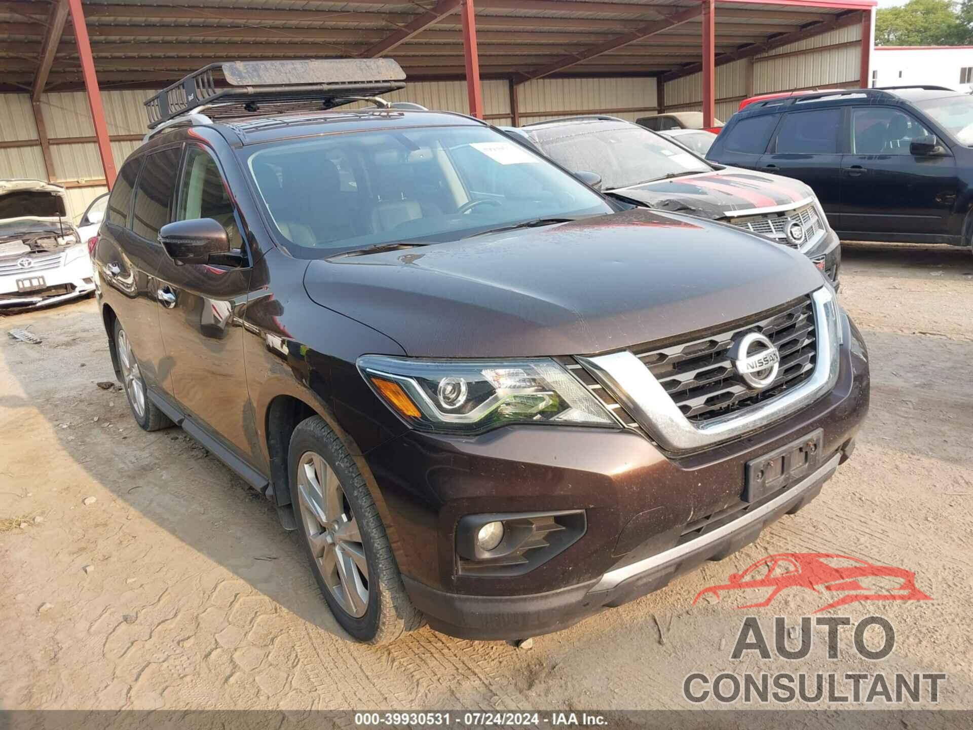 NISSAN PATHFINDER 2019 - 5N1DR2MM0KC598765