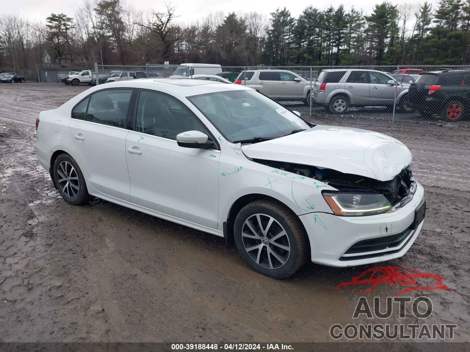 VOLKSWAGEN JETTA 2017 - 3VWDB7AJ6HM223631