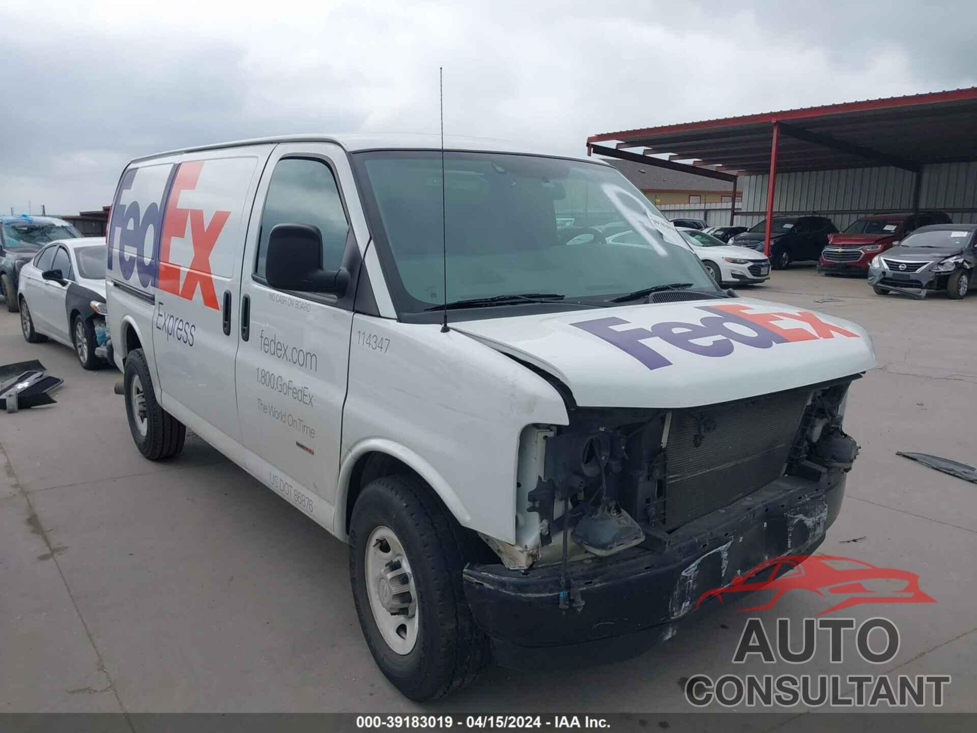 CHEVROLET EXPRESS 2500 2017 - 1GCWGAF15H1218372