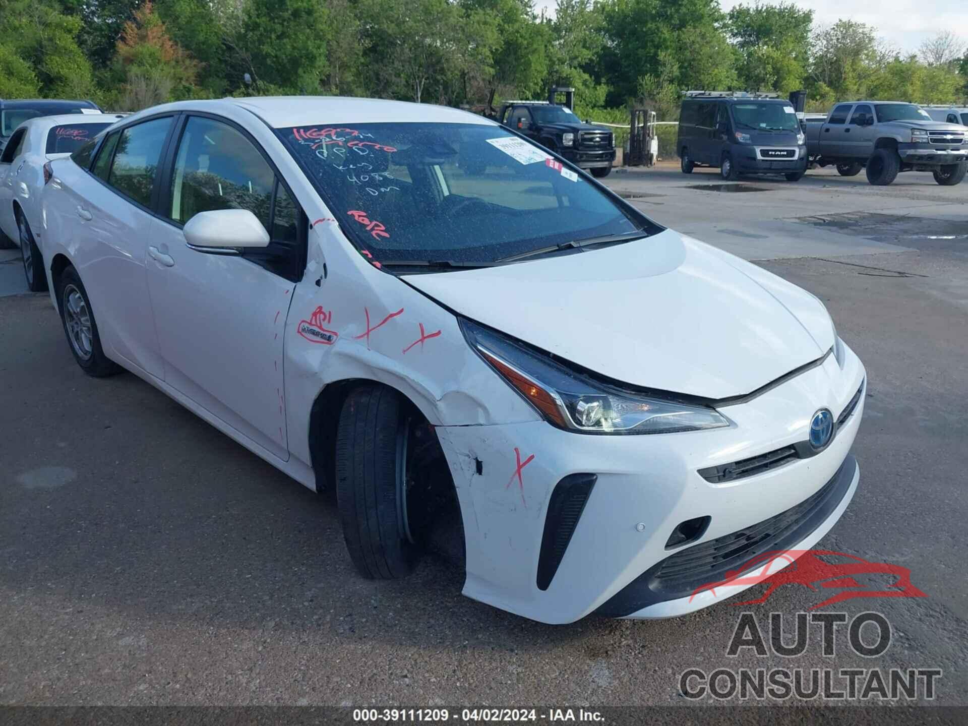 TOYOTA PRIUS 2022 - JTDKAMFU7N3184088