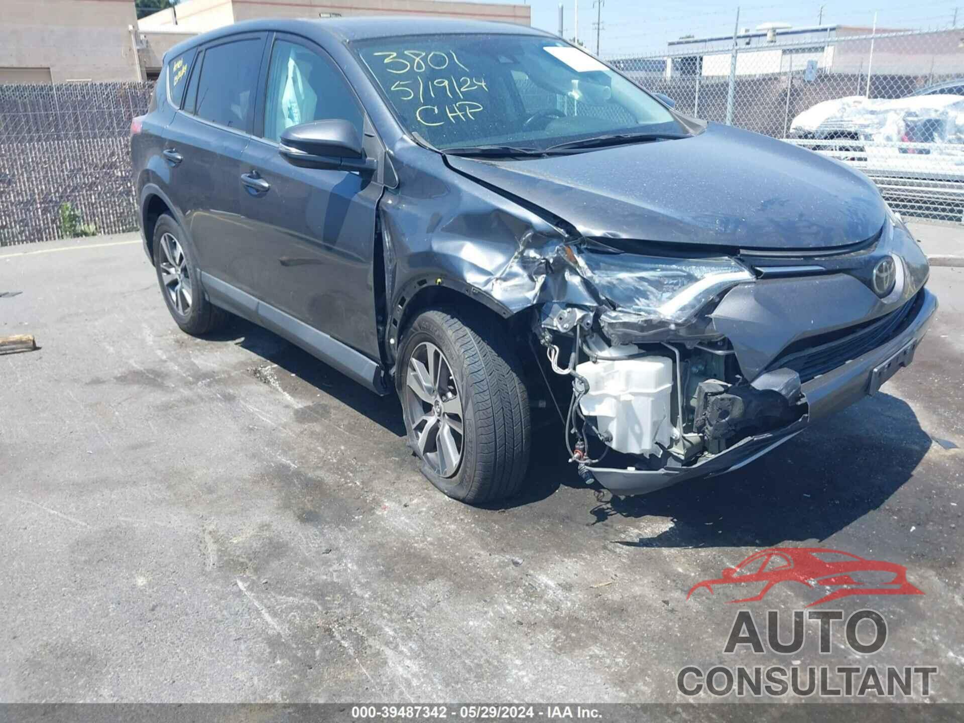 TOYOTA RAV4 2018 - 2T3WFREV4JW484091