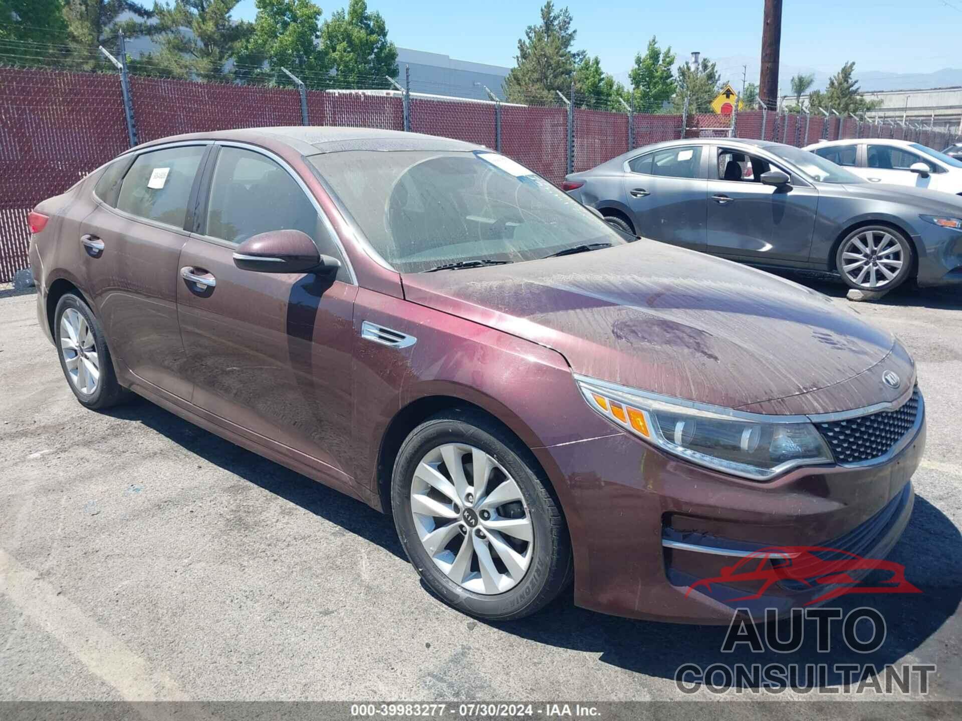 KIA OPTIMA 2016 - 5XXGU4L36GG109748