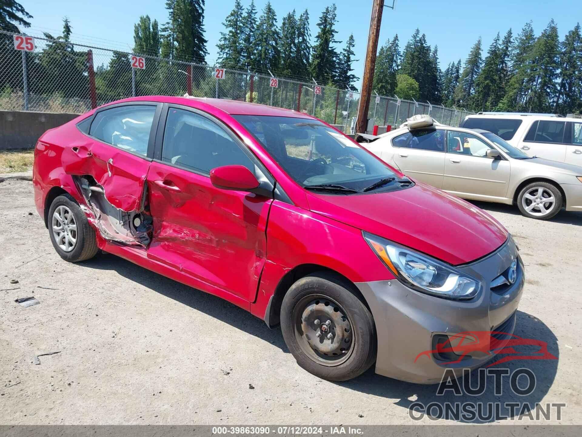 HYUNDAI ACCENT 2013 - KMHCT4AE5DU413046