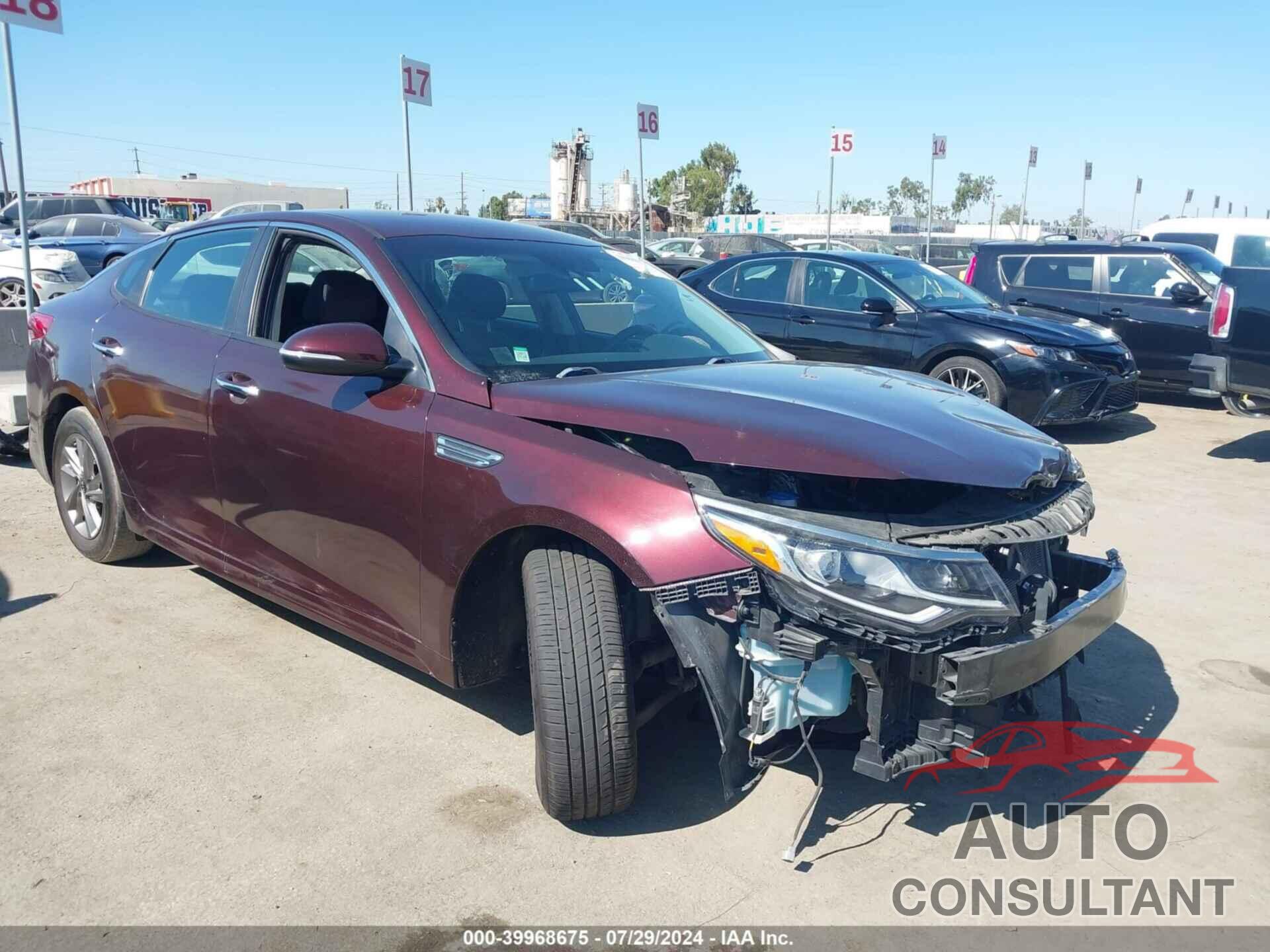 KIA OPTIMA 2019 - 5XXGT4L34KG318398