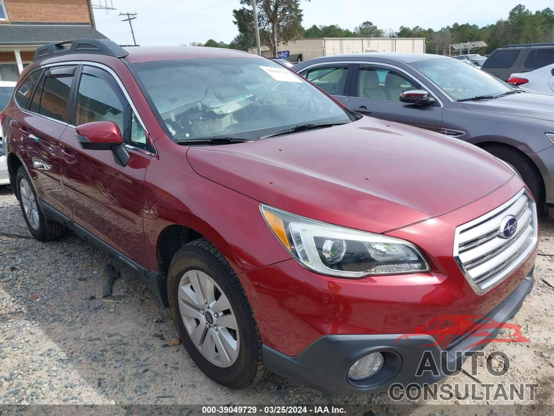 SUBARU OUTBACK 2016 - 4S4BSBFC0G3222378