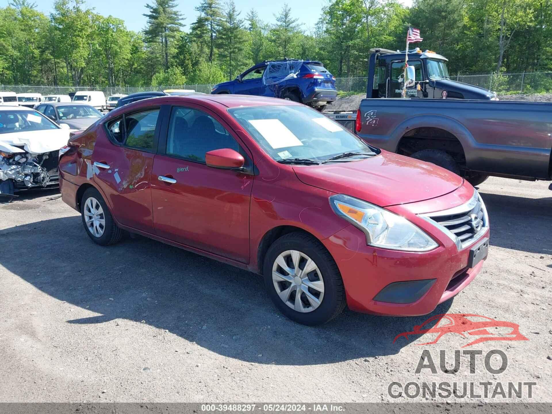 NISSAN VERSA 2019 - 3N1CN7AP2KL861692