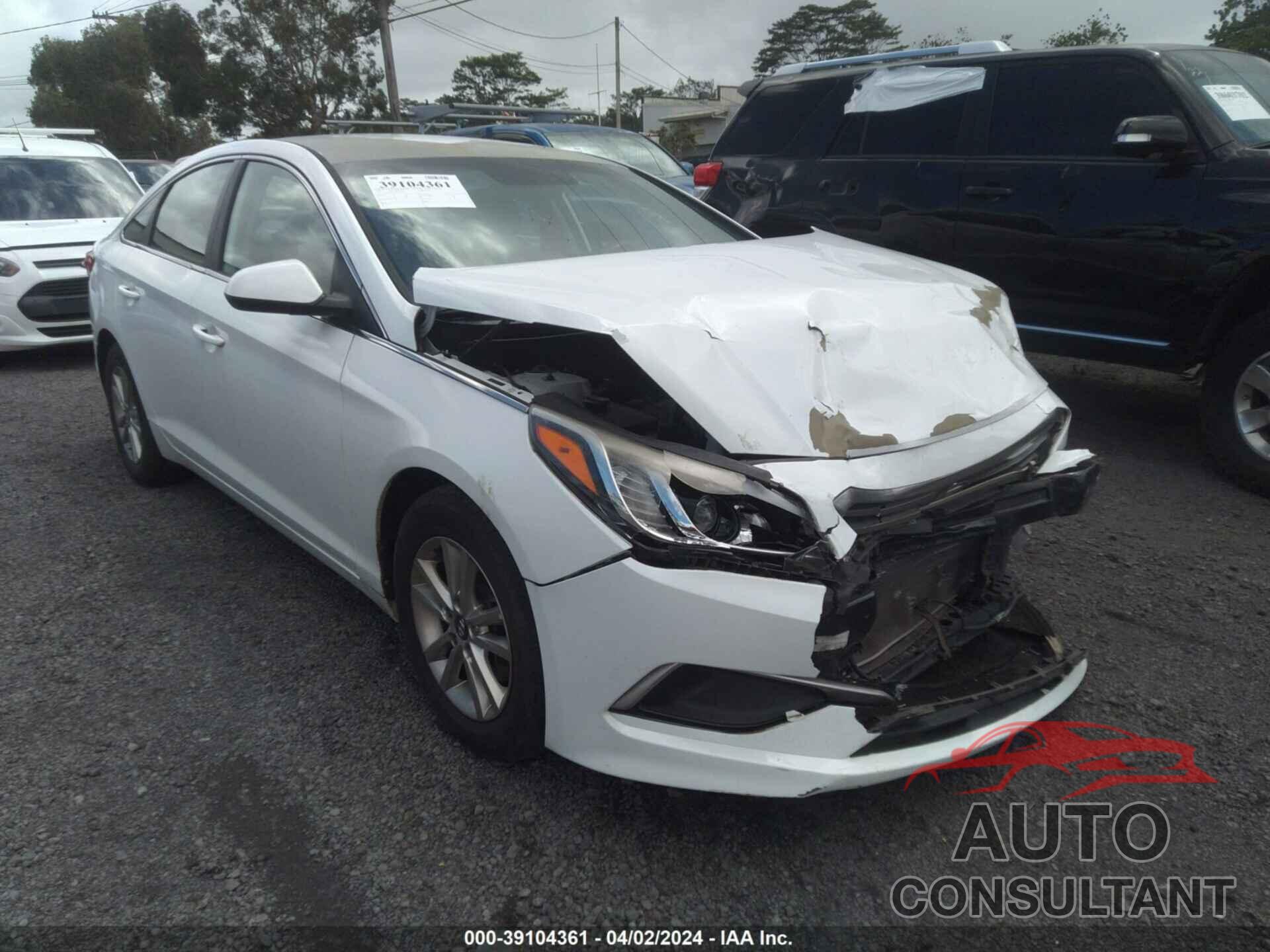 HYUNDAI SONATA 2017 - 5NPE24AFXHH477592