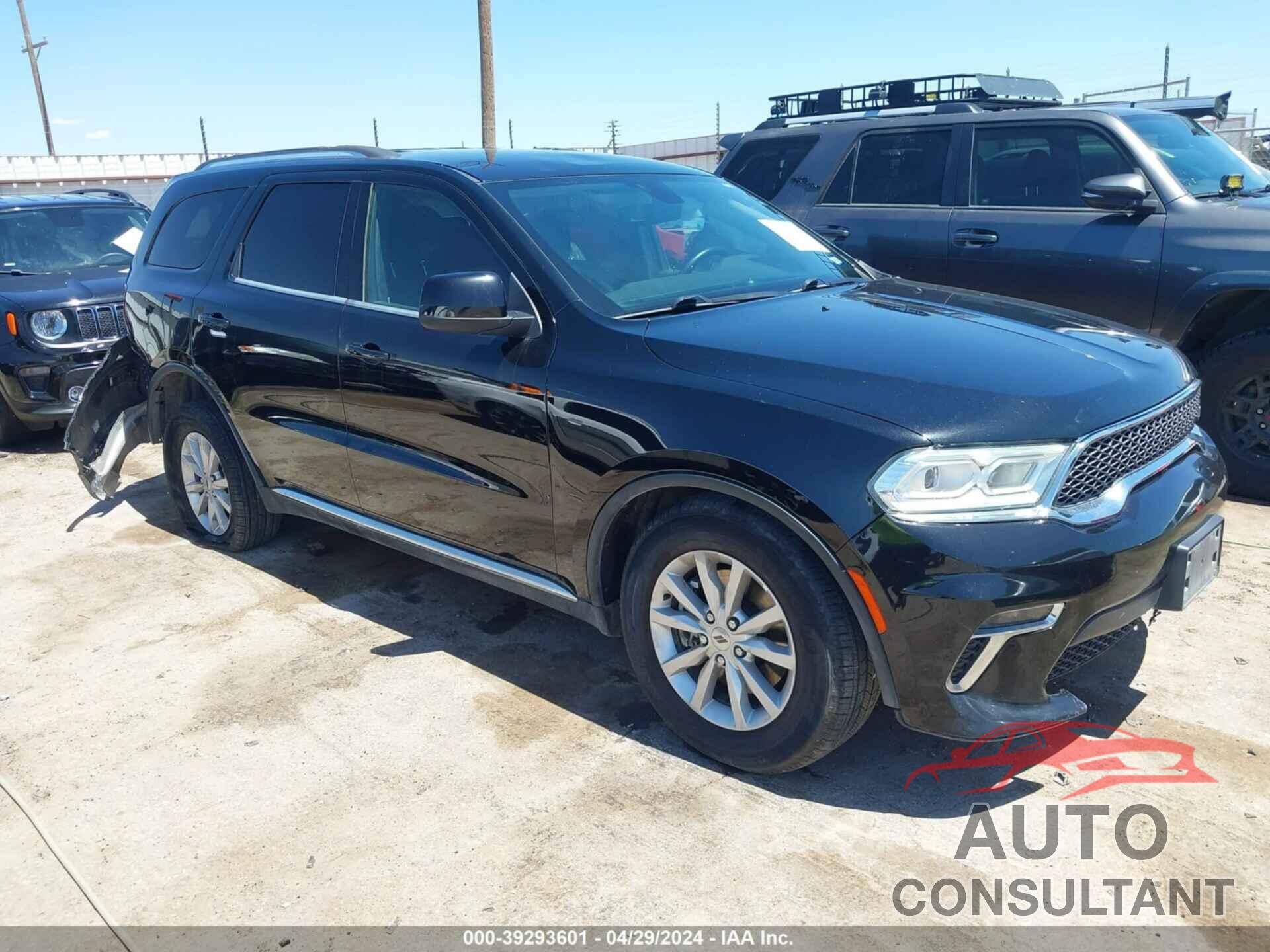 DODGE DURANGO 2022 - 1C4RDHAG9NC102411