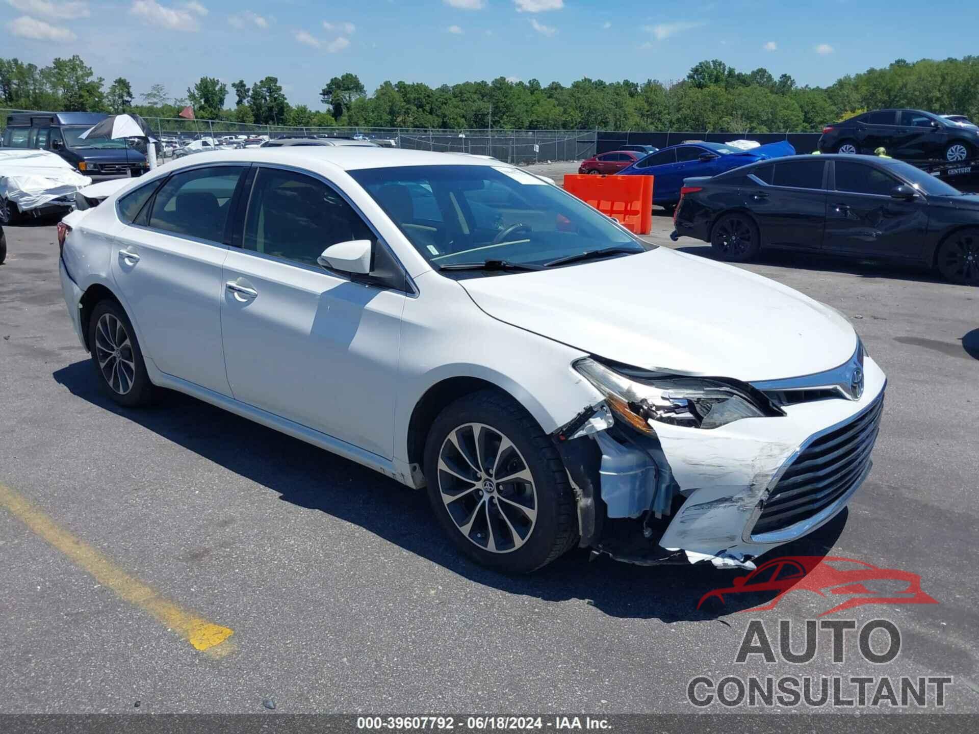 TOYOTA AVALON 2016 - 4T1BK1EB3GU201022