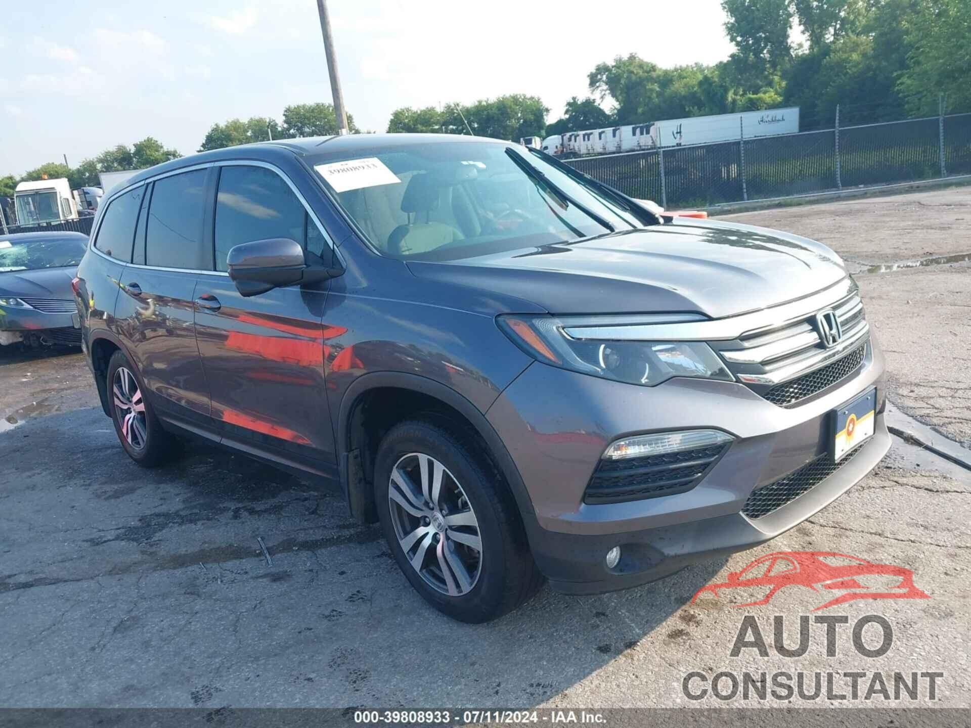 HONDA PILOT 2017 - 5FNYF6H33HB066574