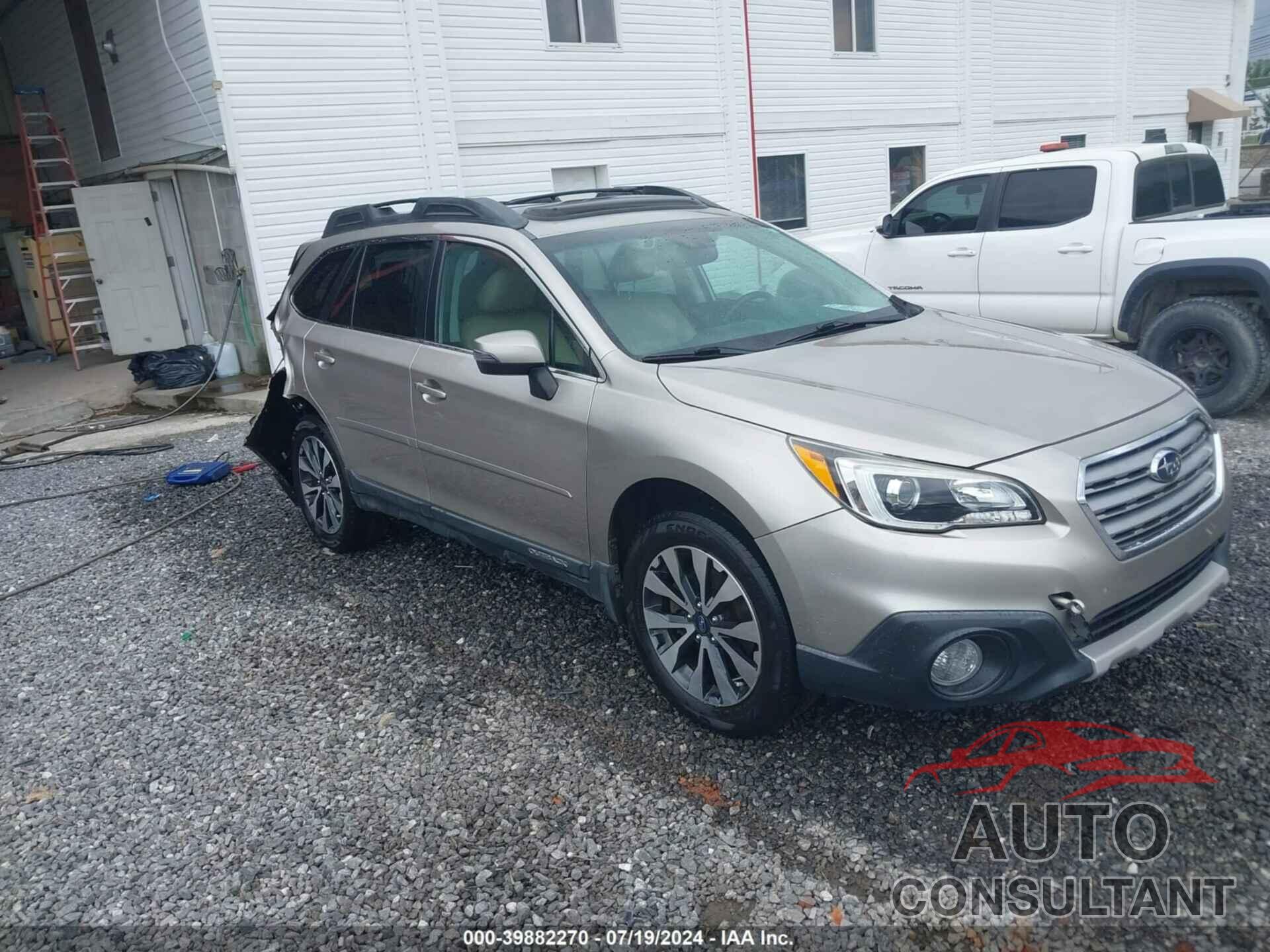 SUBARU OUTBACK 2016 - 4S4BSBNC3G3307006