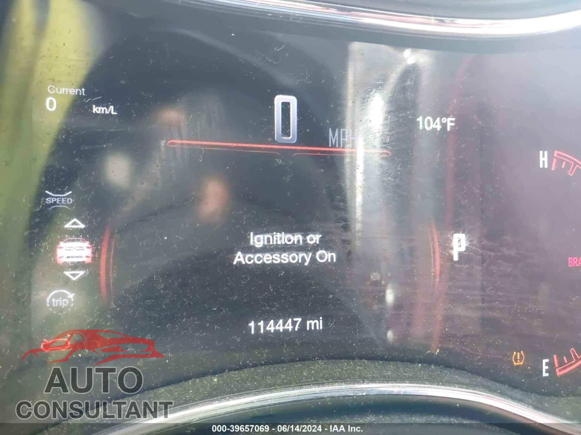 DODGE DURANGO 2017 - 1C4SDHCTXHC921265