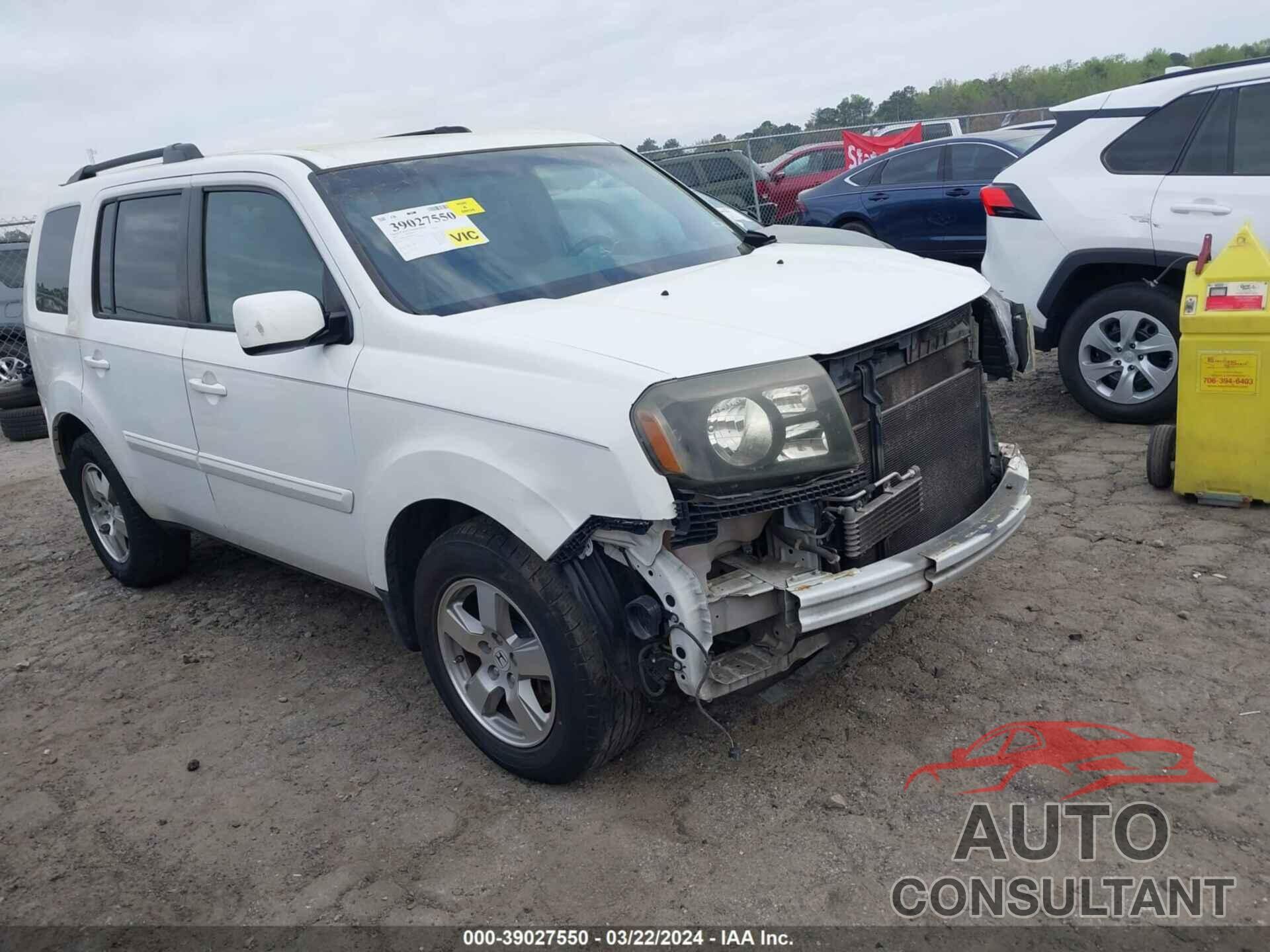 HONDA PILOT 2011 - 5FNYF4H40BB041930